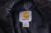 Carhartt Logo Patch Blue Full Zip Jacket