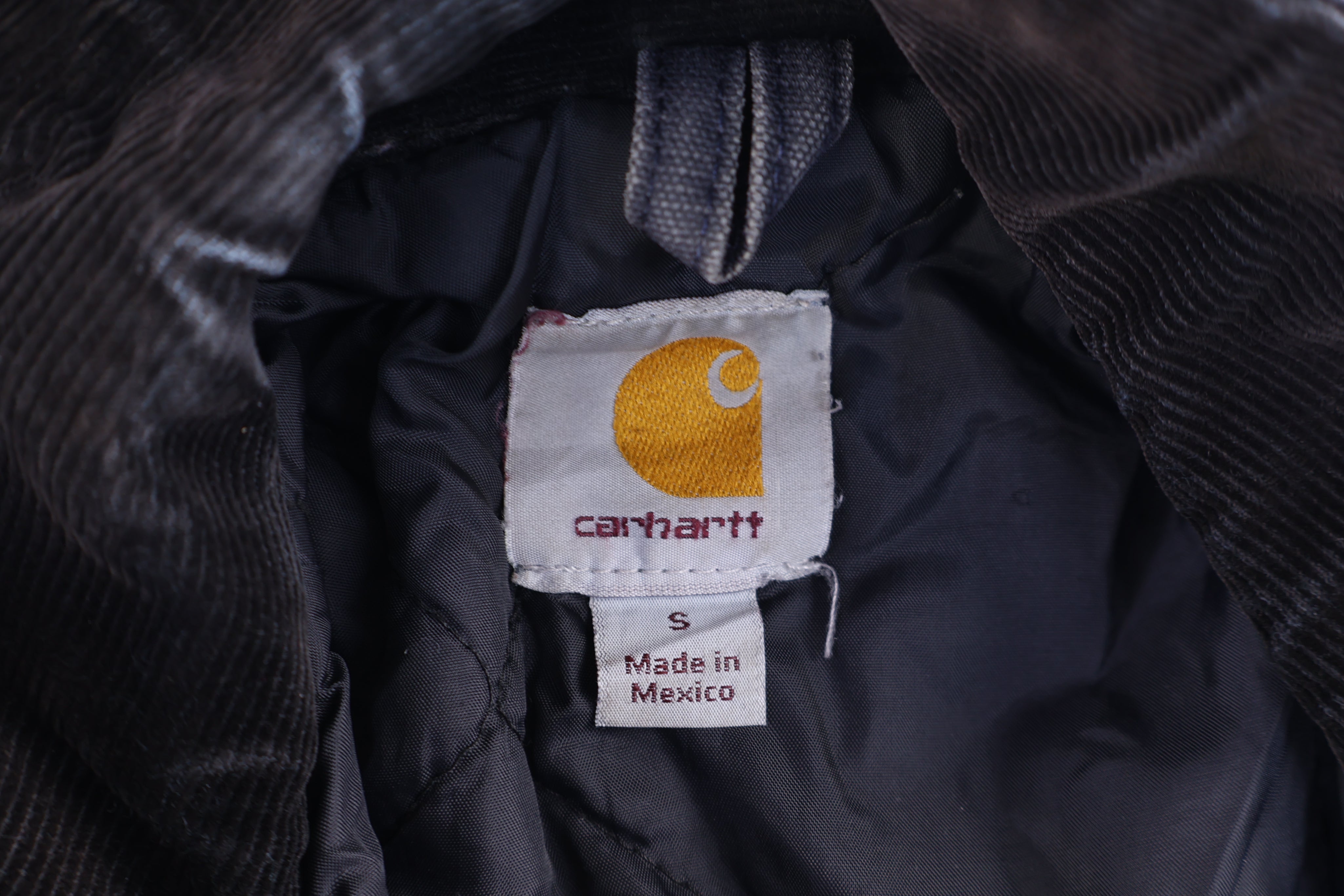 Carhartt Logo Patch Blue Full Zip Jacket