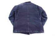 Carhartt Logo Patch Blue Full Zip Jacket