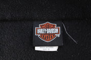 Harley Davidson Motorcycles Full Zip Fleece  Vest