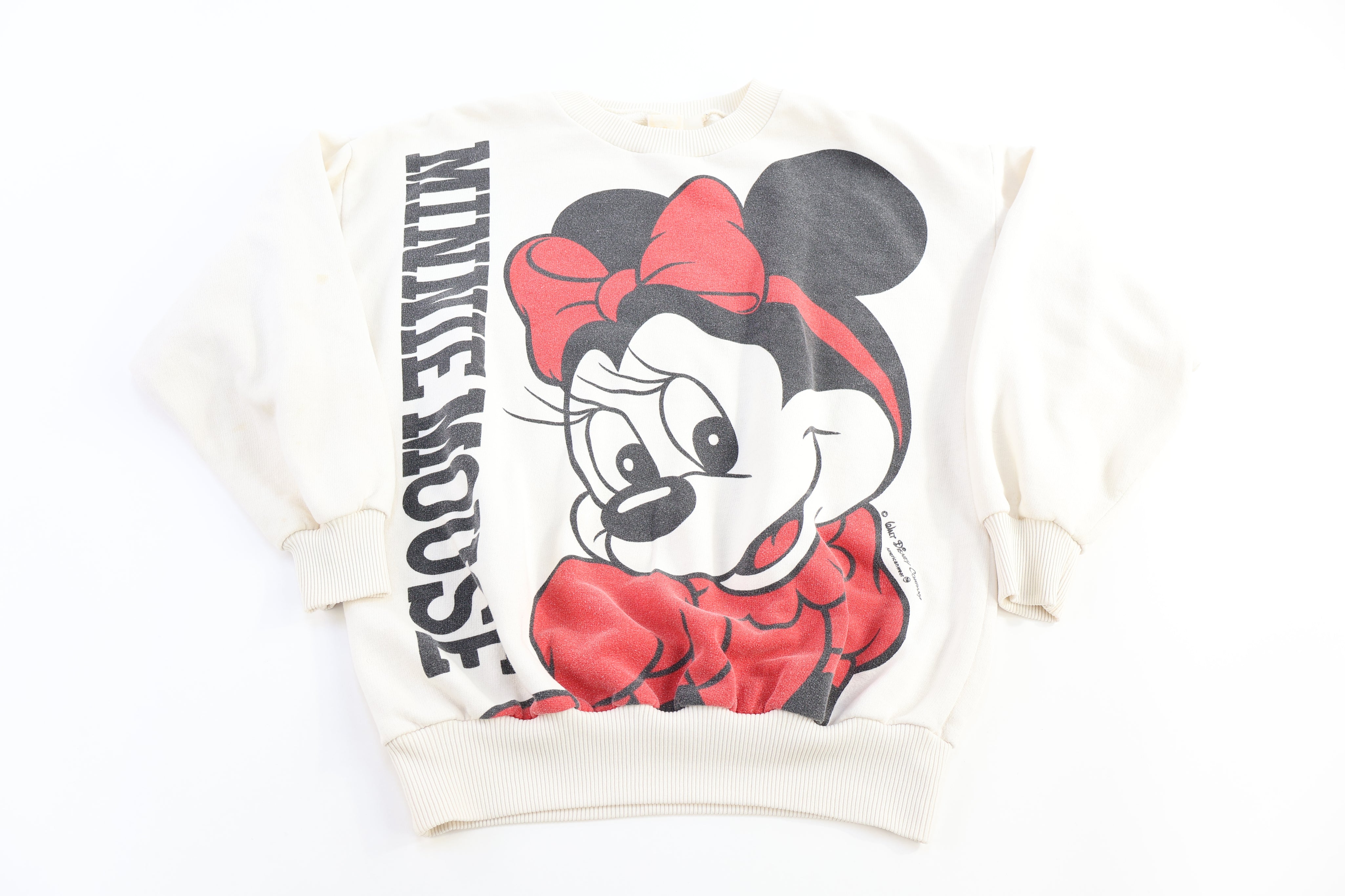 90's Minnie Mouse Graphic Pullover Sweater