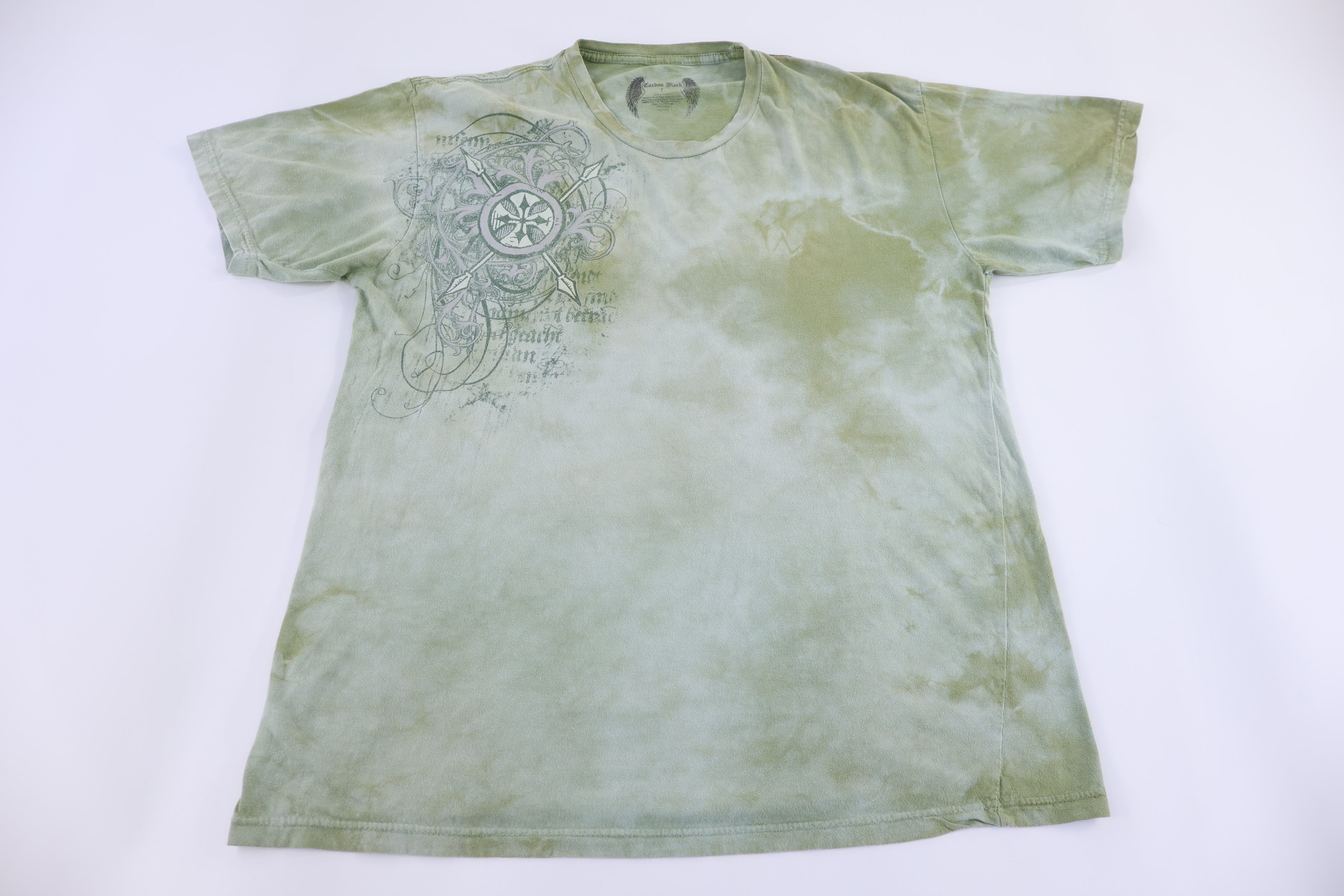 Carbon Black Grunge Graphic T-shirt