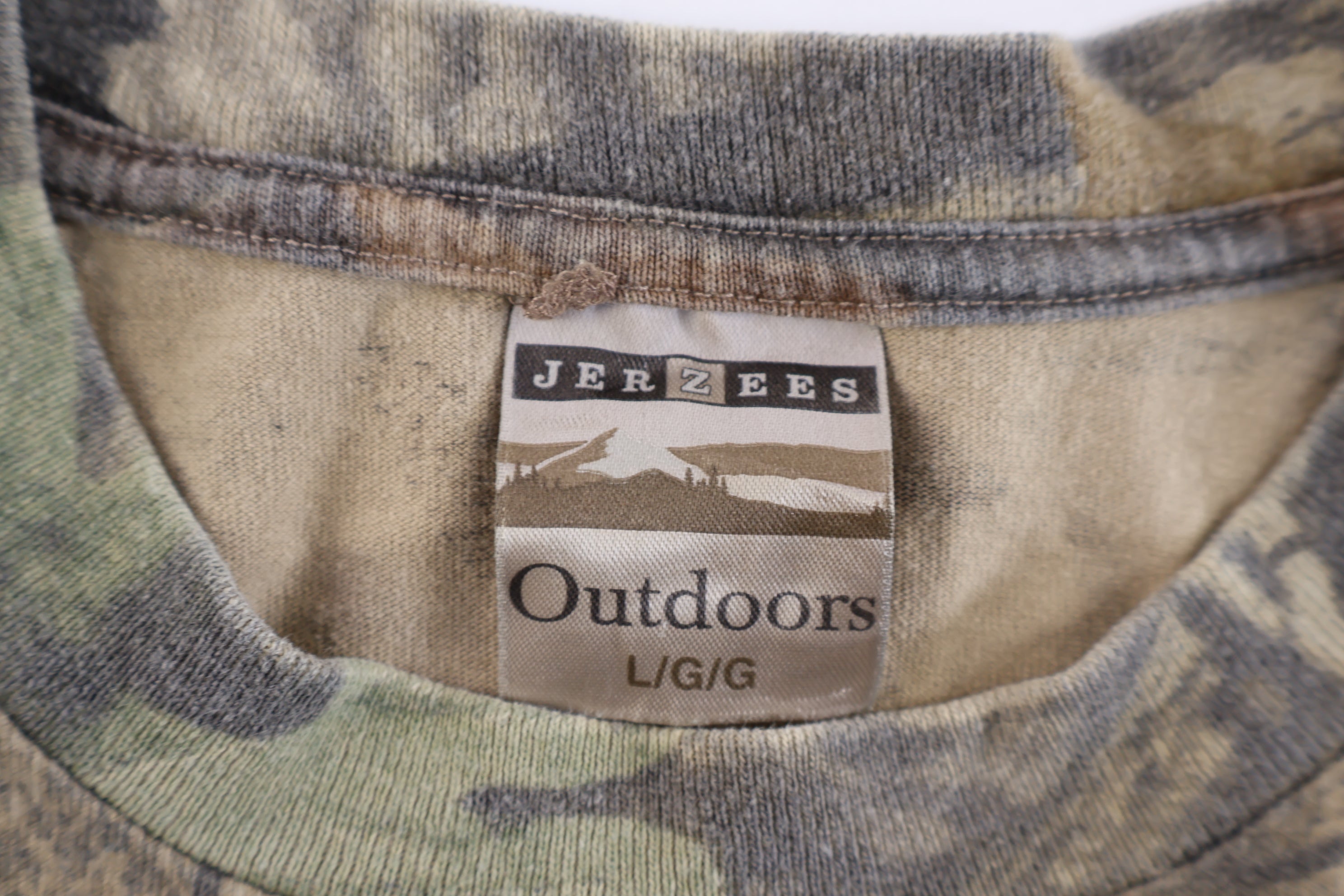 Vintage Jerzees Outdoor Camo LS T-shirt