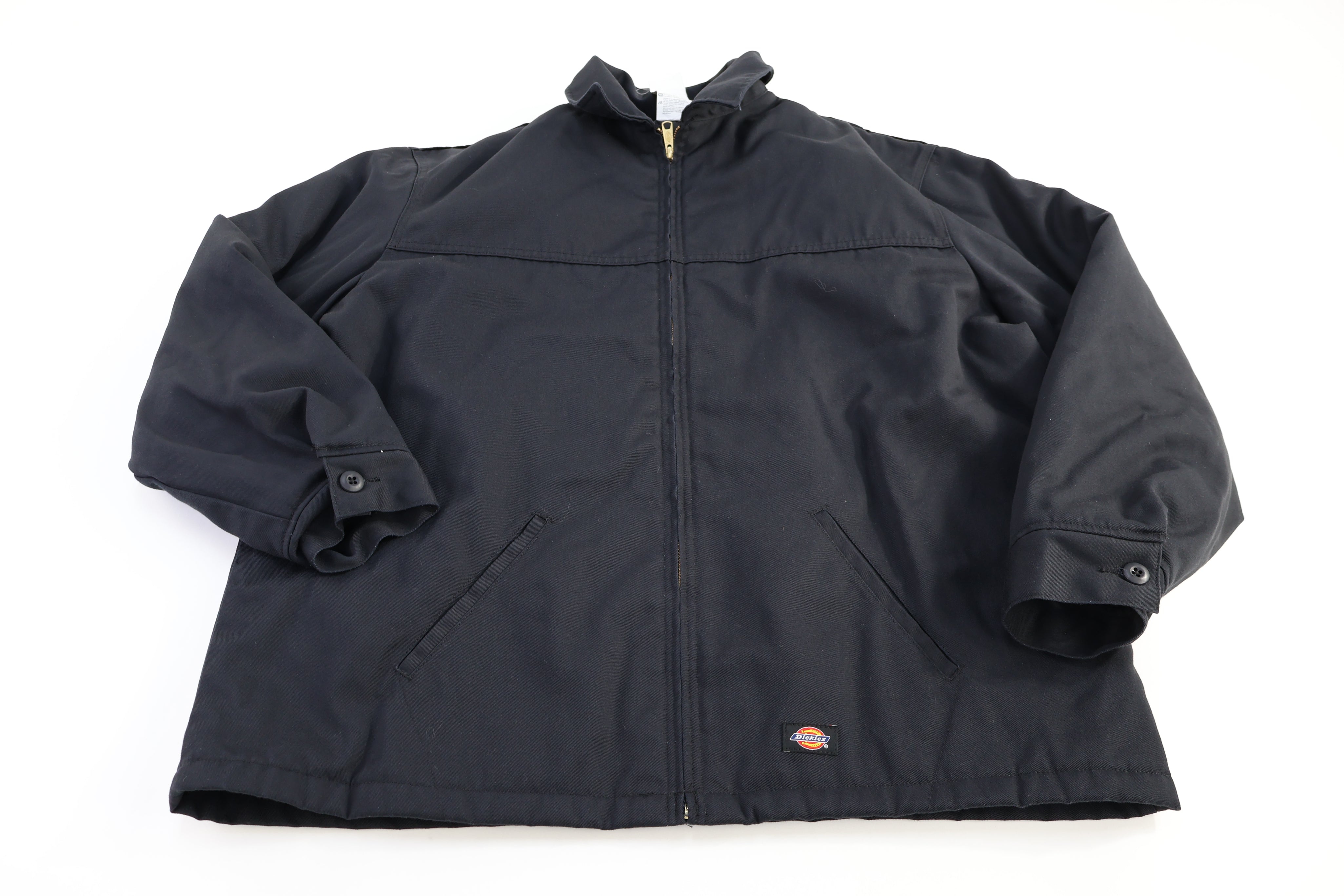 Dickies Logo Patch Black Full Zip Jacket