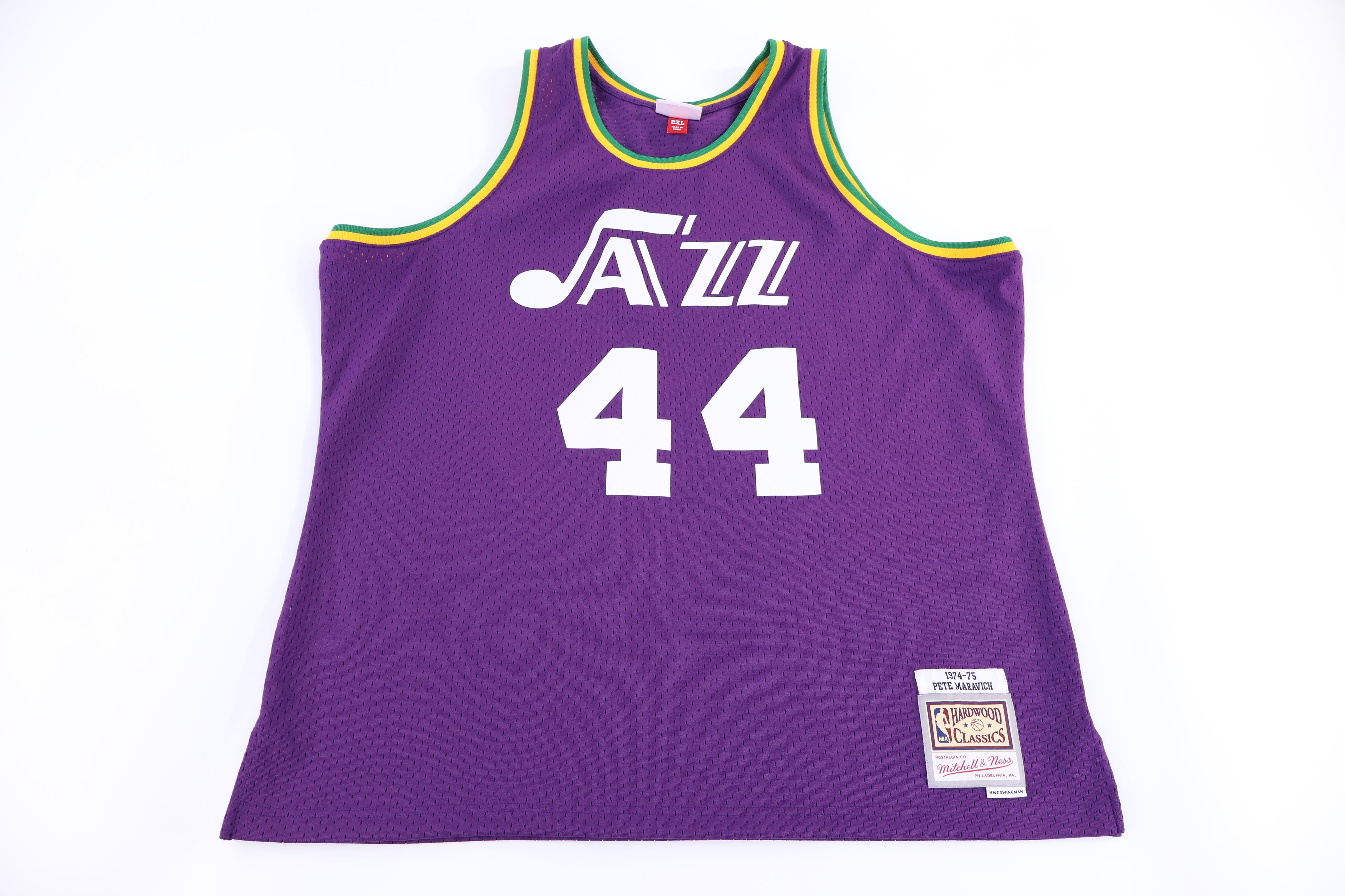 Utah Jazz Pistol Pete Basketball Jersey