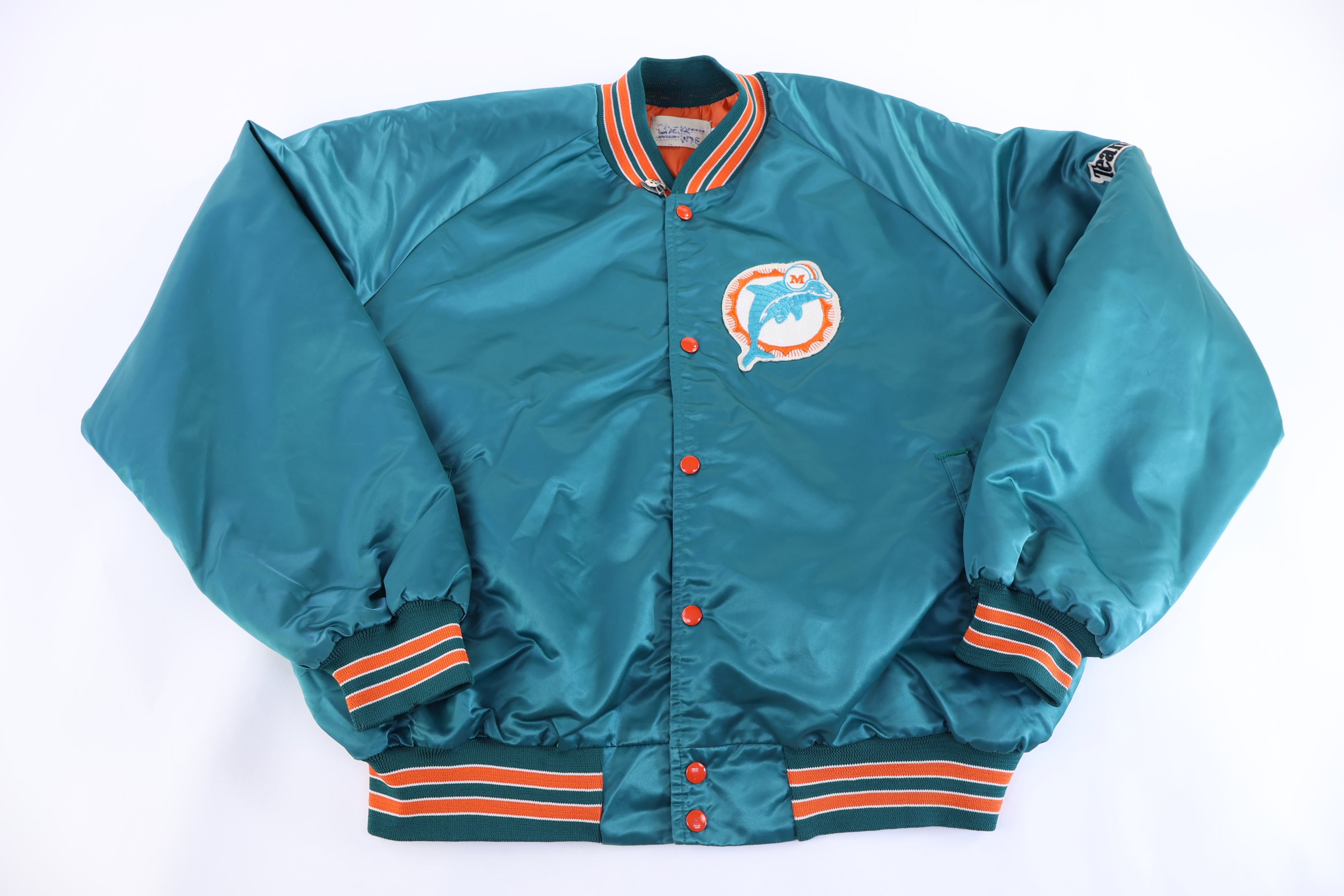 Vintage Miami Dolphins Football Bomber Jacket