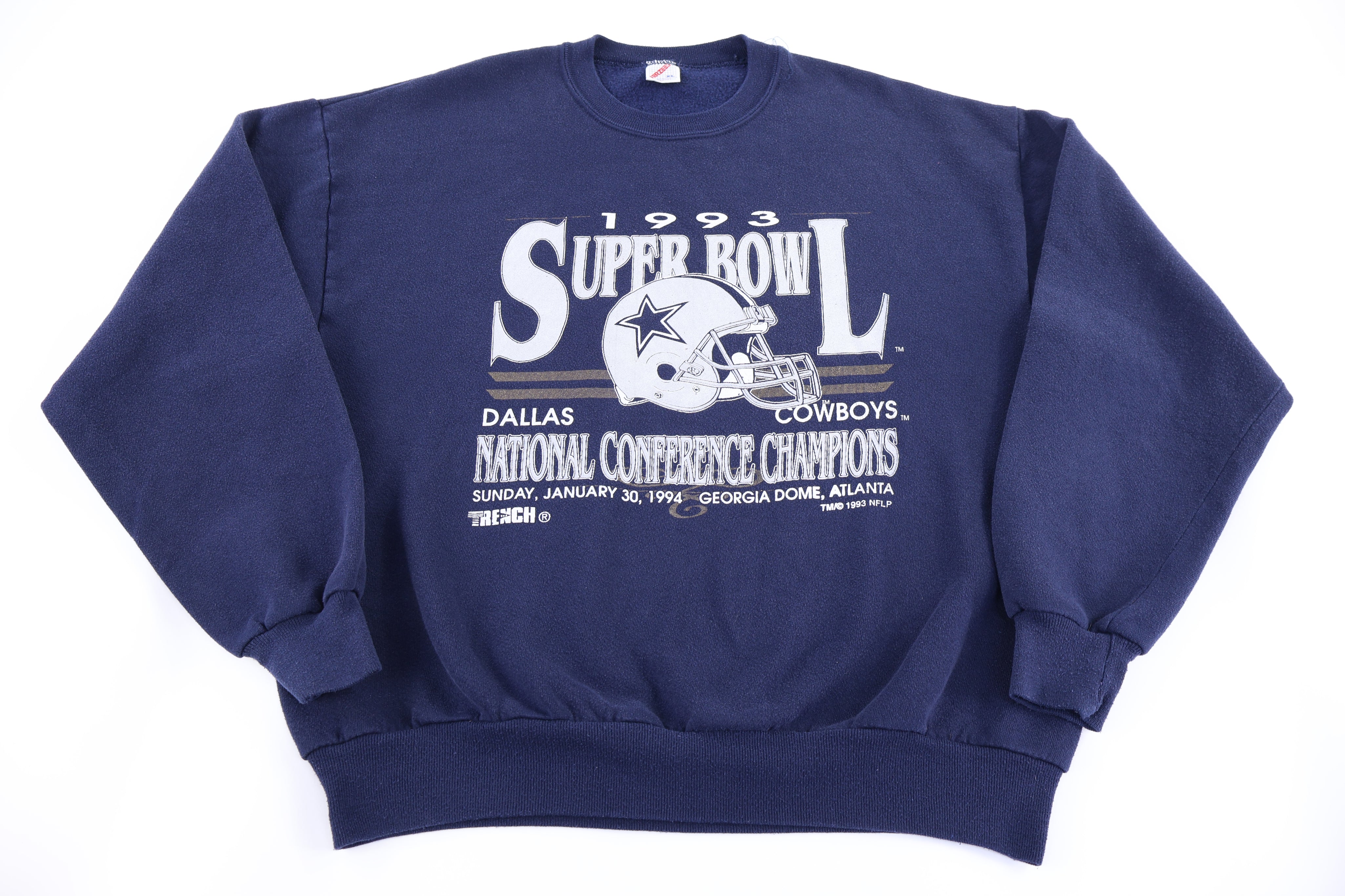 1993 Dallas Cowboys Football Super Bowl Champs Sweatshirt