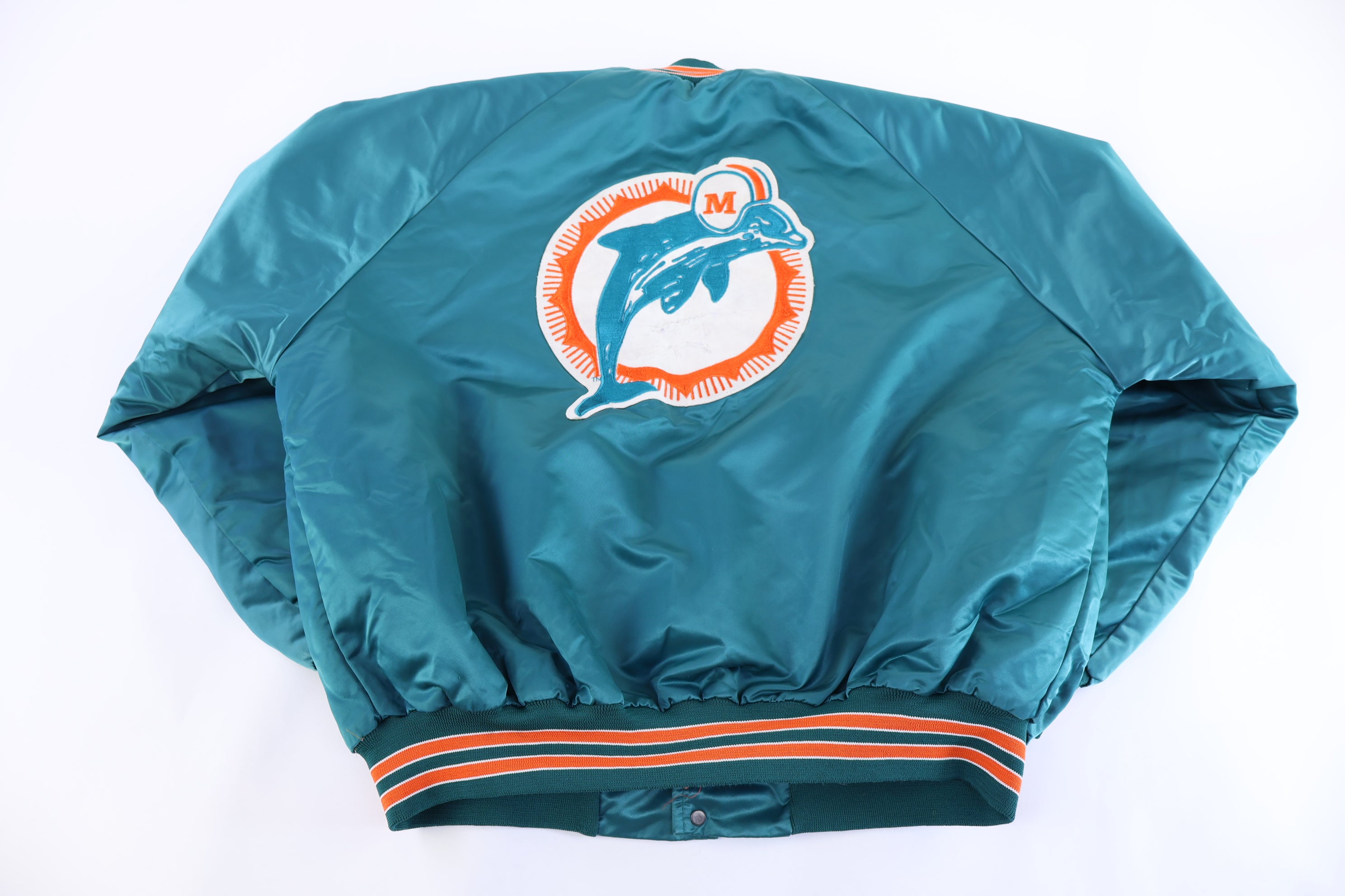 Vintage Miami Dolphins Football Bomber Jacket