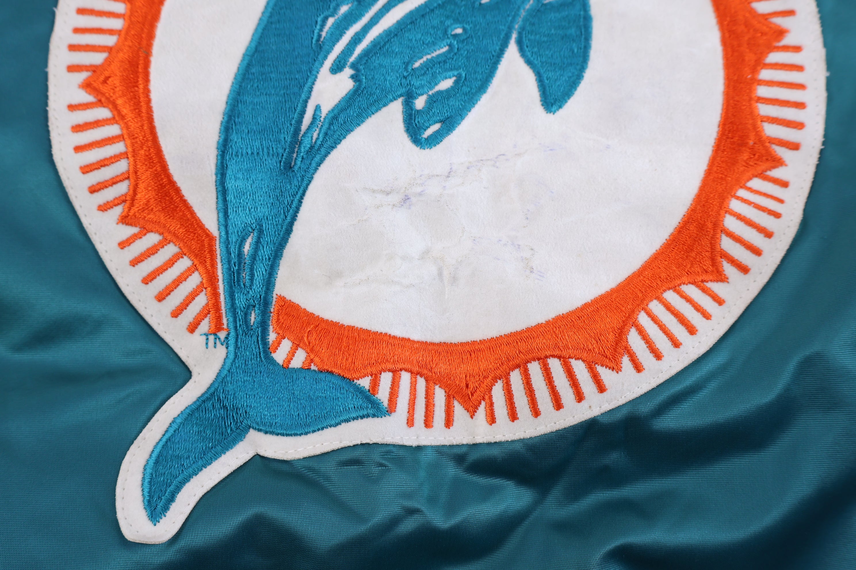 Vintage Miami Dolphins Football Bomber Jacket