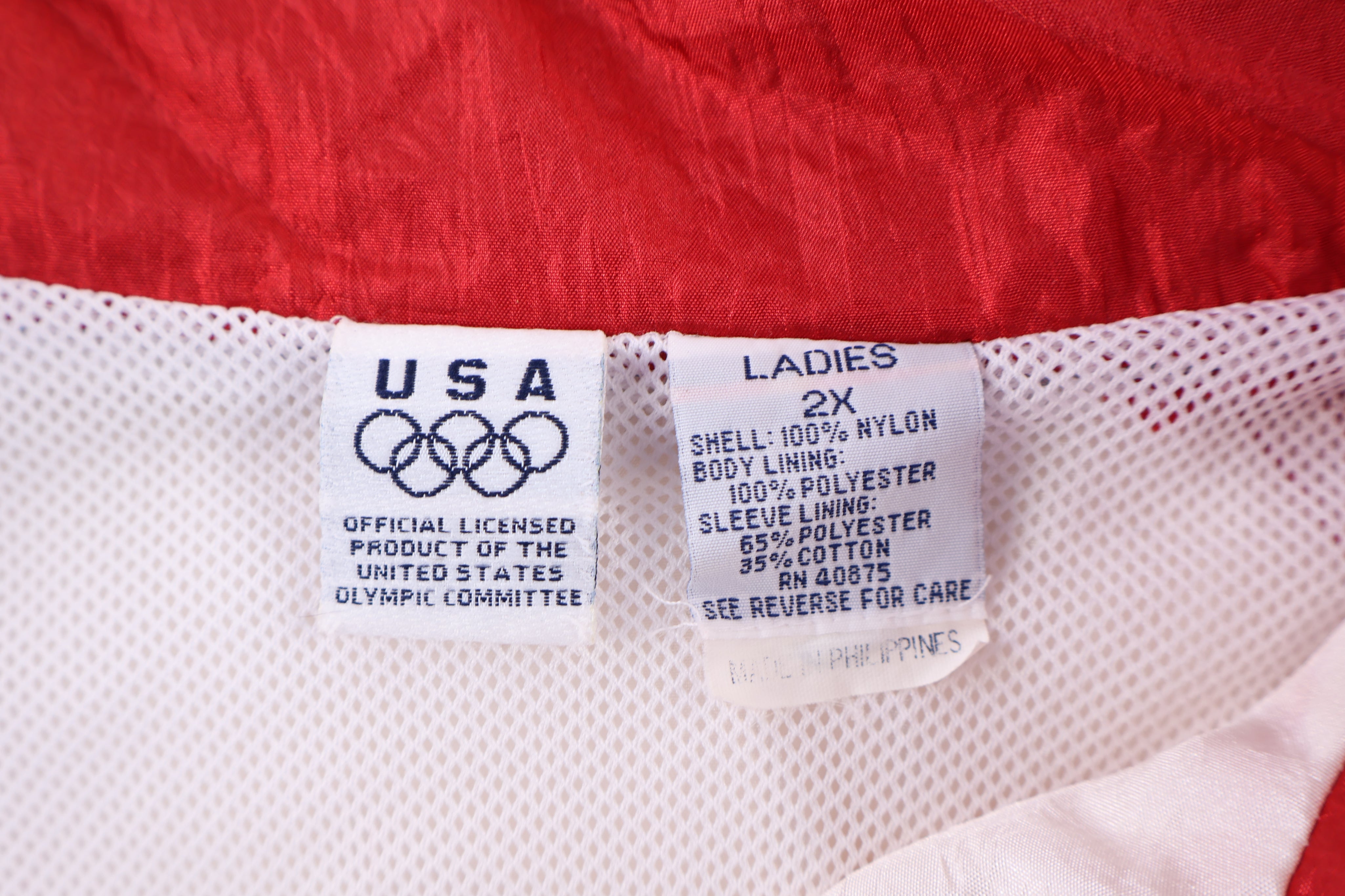 Women's 90's USA Olympics Full Zip Jacket
