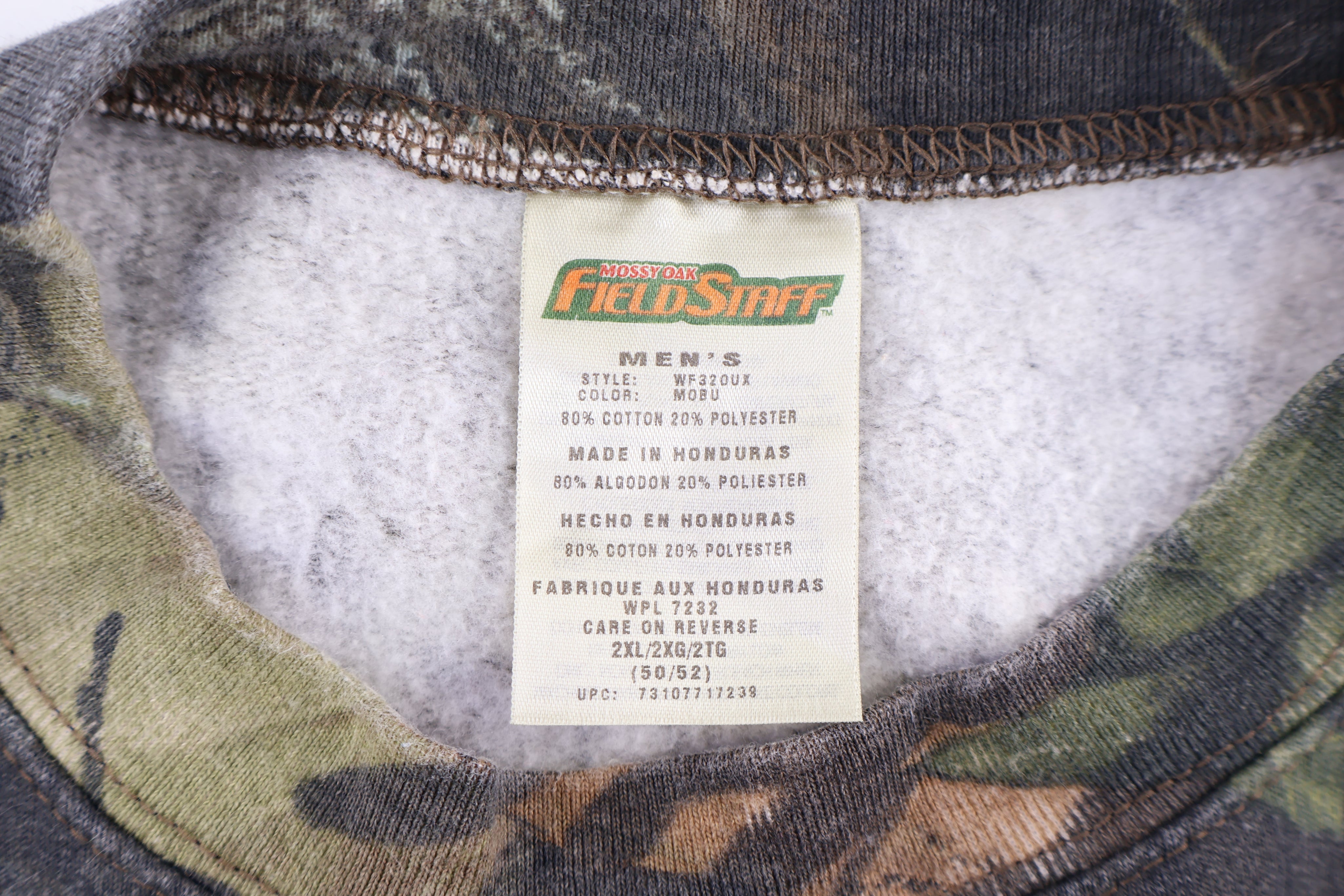 Vintage Fieldstaff Camo Sweatshirt