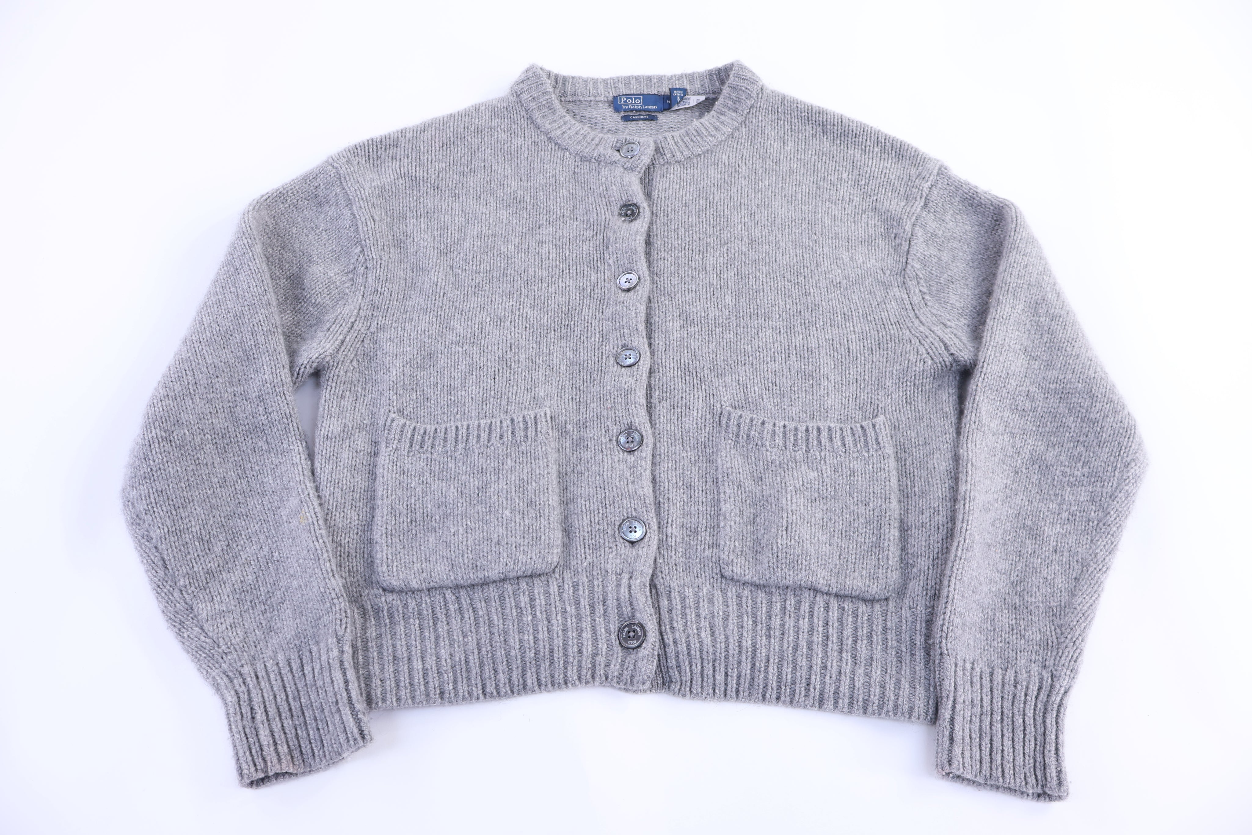 Women's Polo by Ralph Lauren Grey Cardigan Sweater