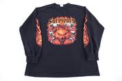 2005 Sturgis Rally Flames LS T-shirt