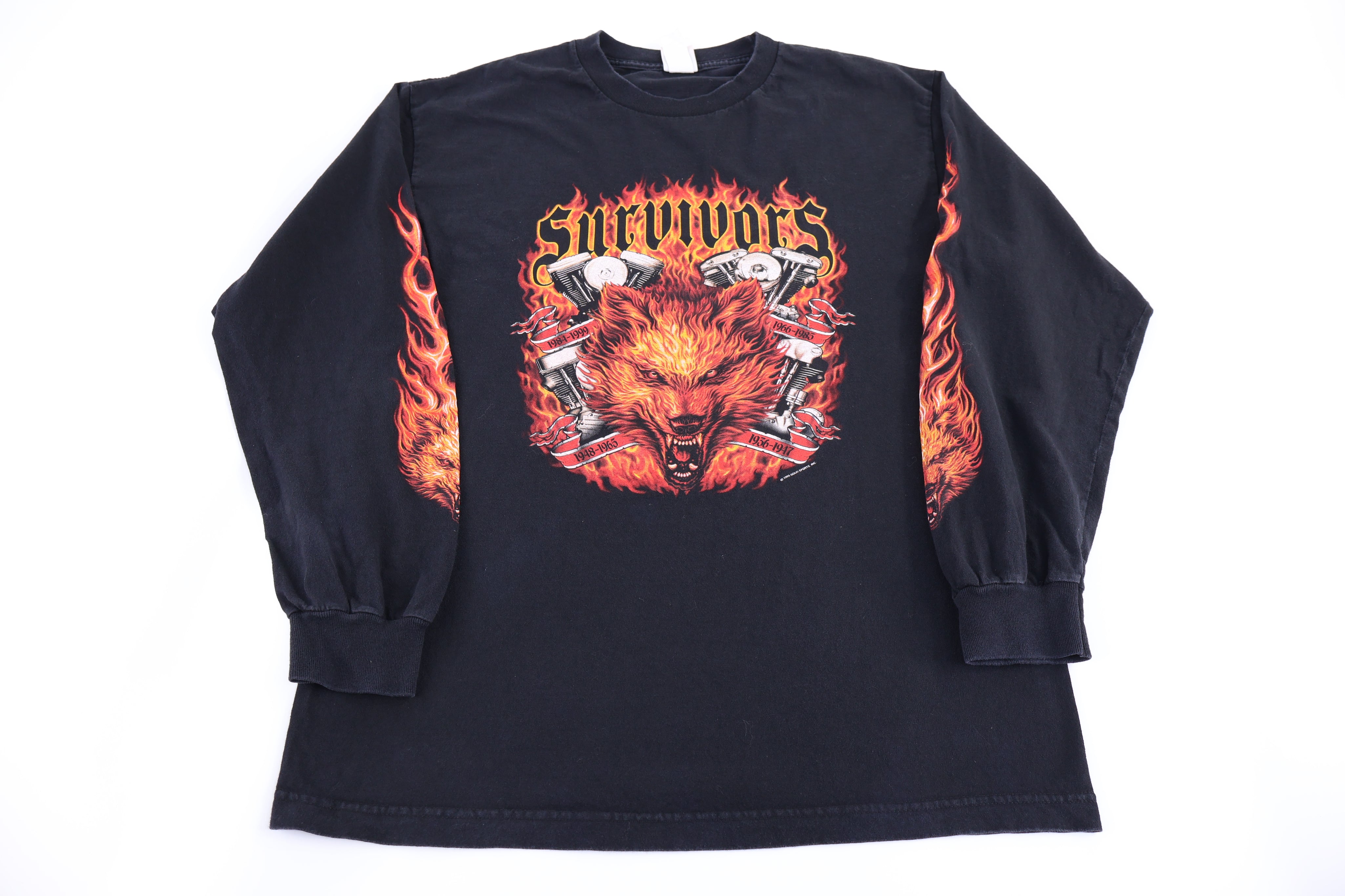 2005 Sturgis Rally Flames LS T-shirt