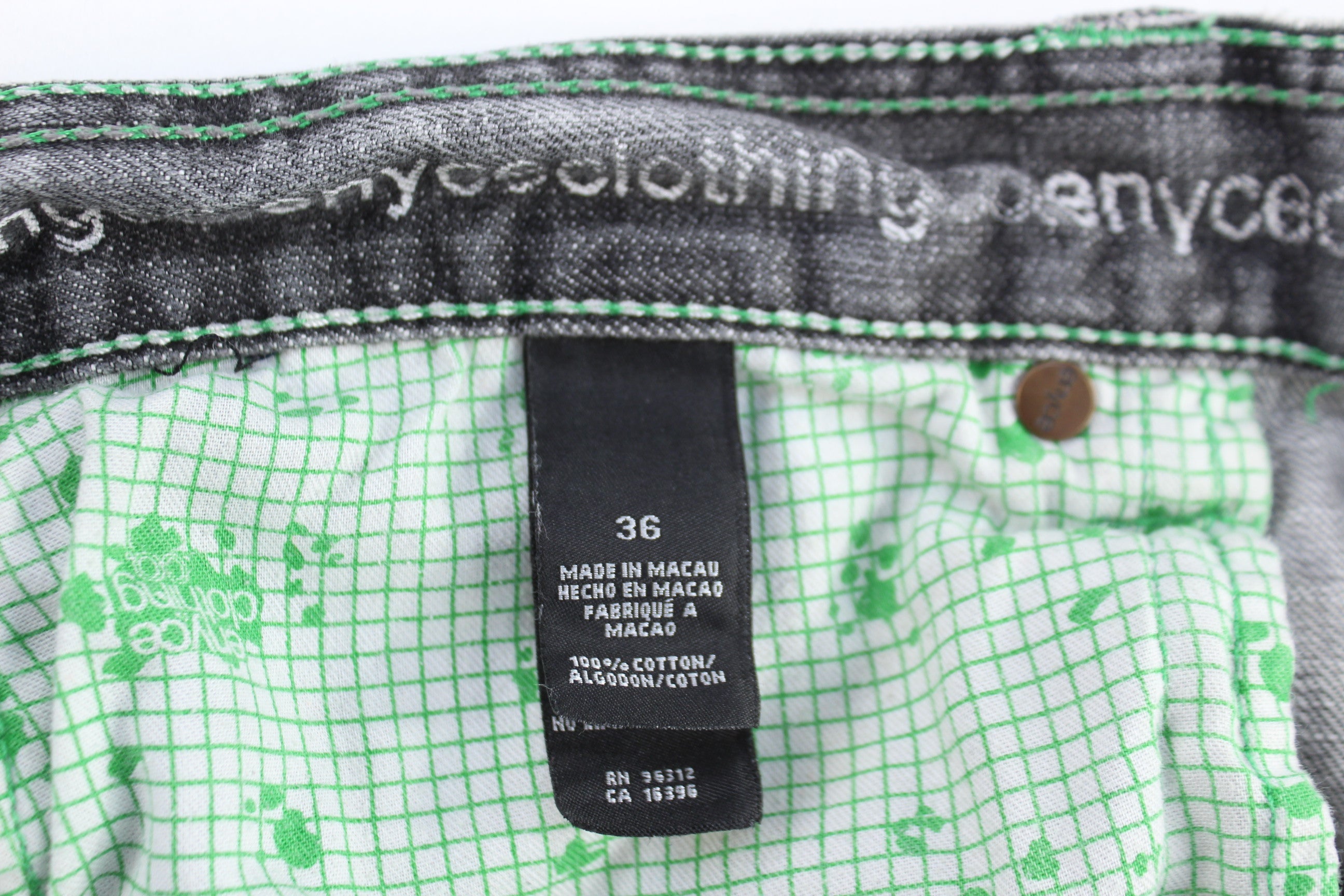 Y2K Enyce Clothing Dark Wash Denim Jeans