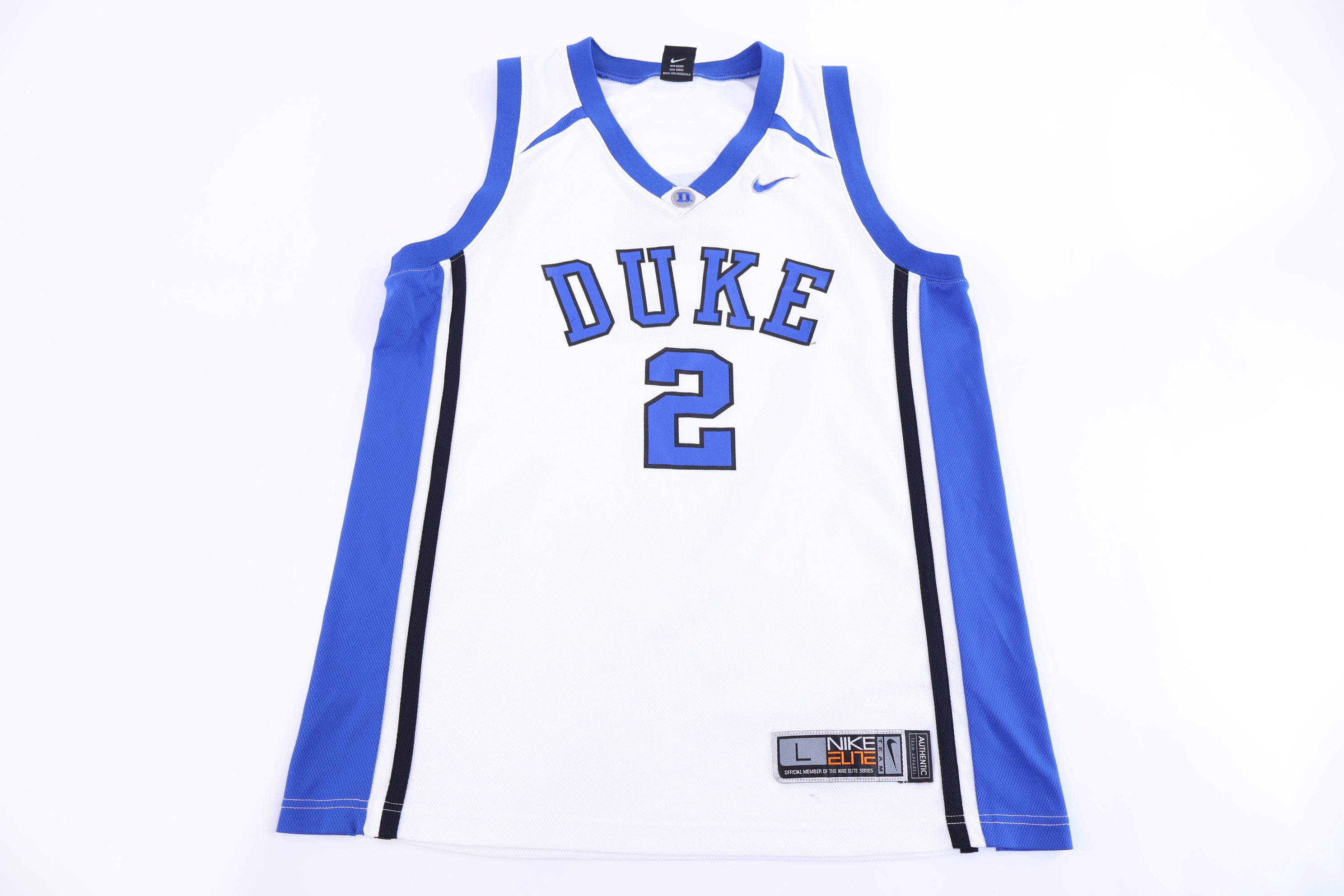 Vintage Nike Elite Duke Blue Devils Basketball Jersey