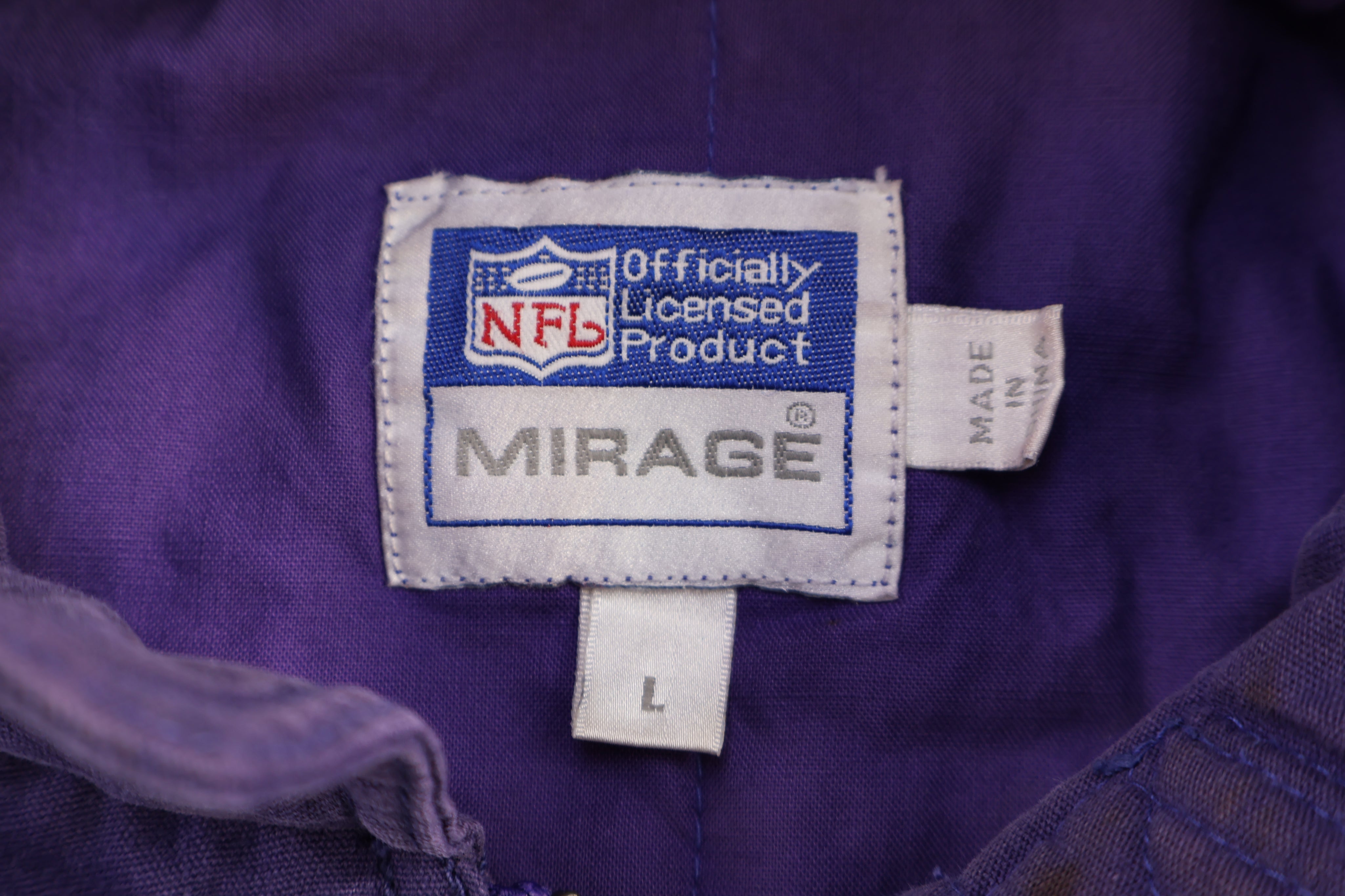 Vintage Minnesota Vikings Football Full Zip Jacket