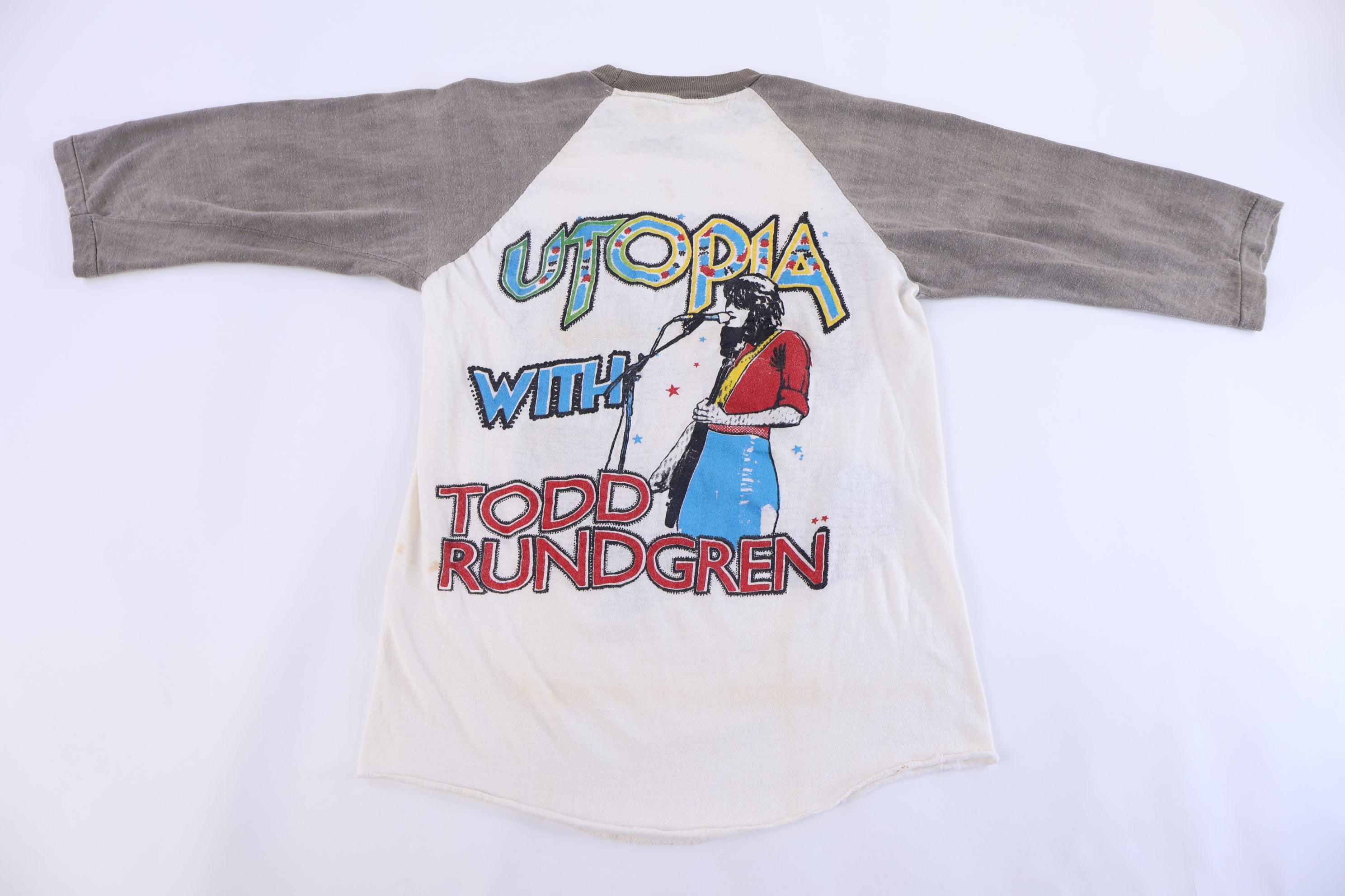 1973 Utopia With Todd Rungren Raglan T-shirt