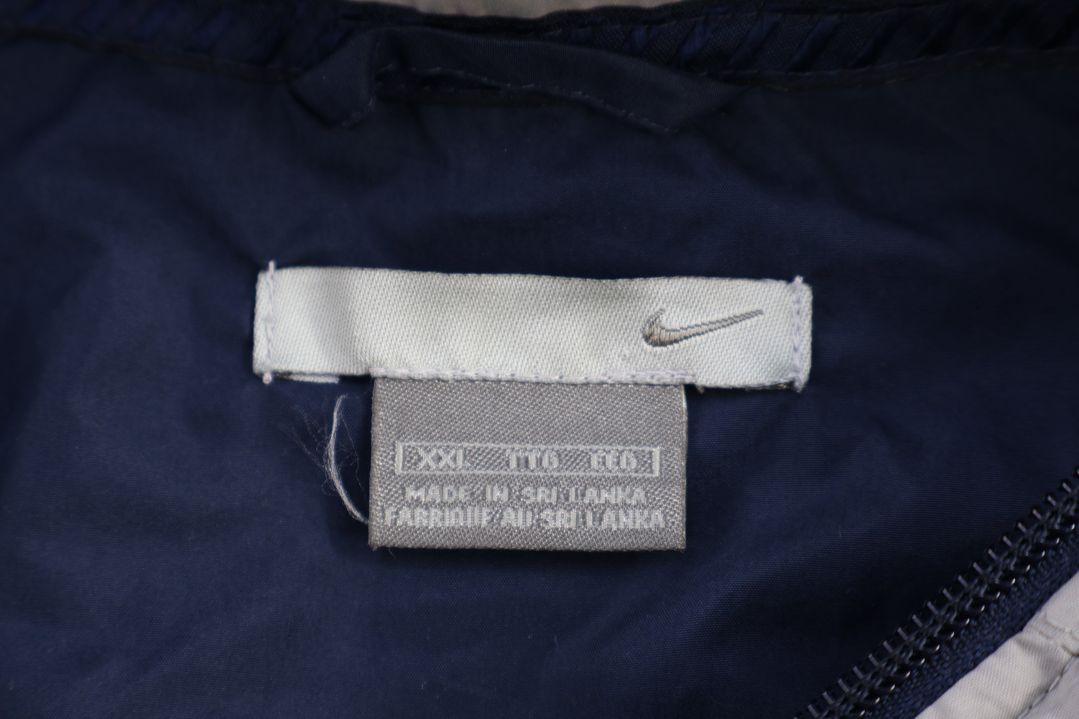 Vintage Nike Grey & Blue Full Zip Jacket