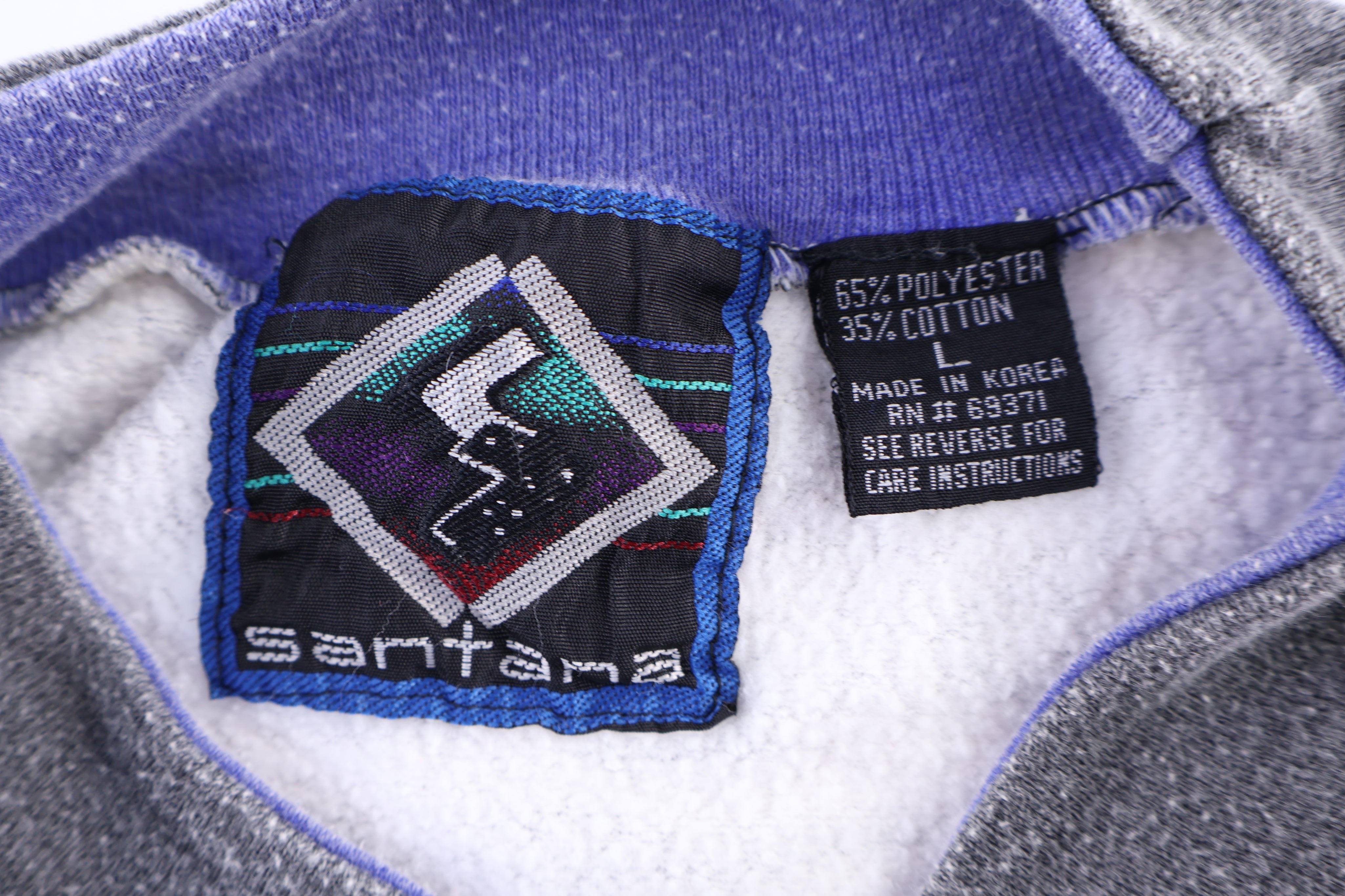 Vintage Santana Multipattern Pullover Sweater