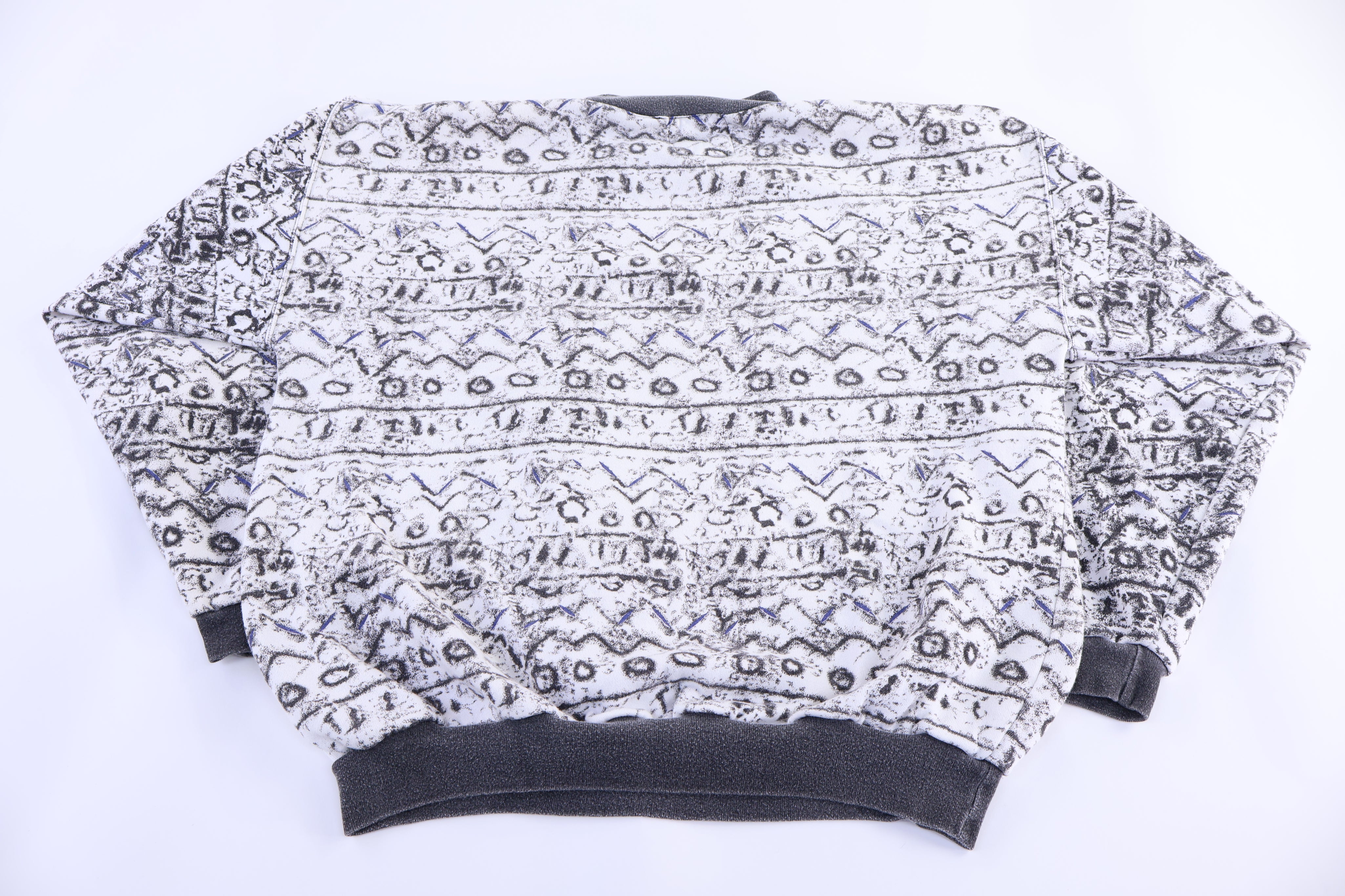 Vintage Santana Multipattern Pullover Sweater