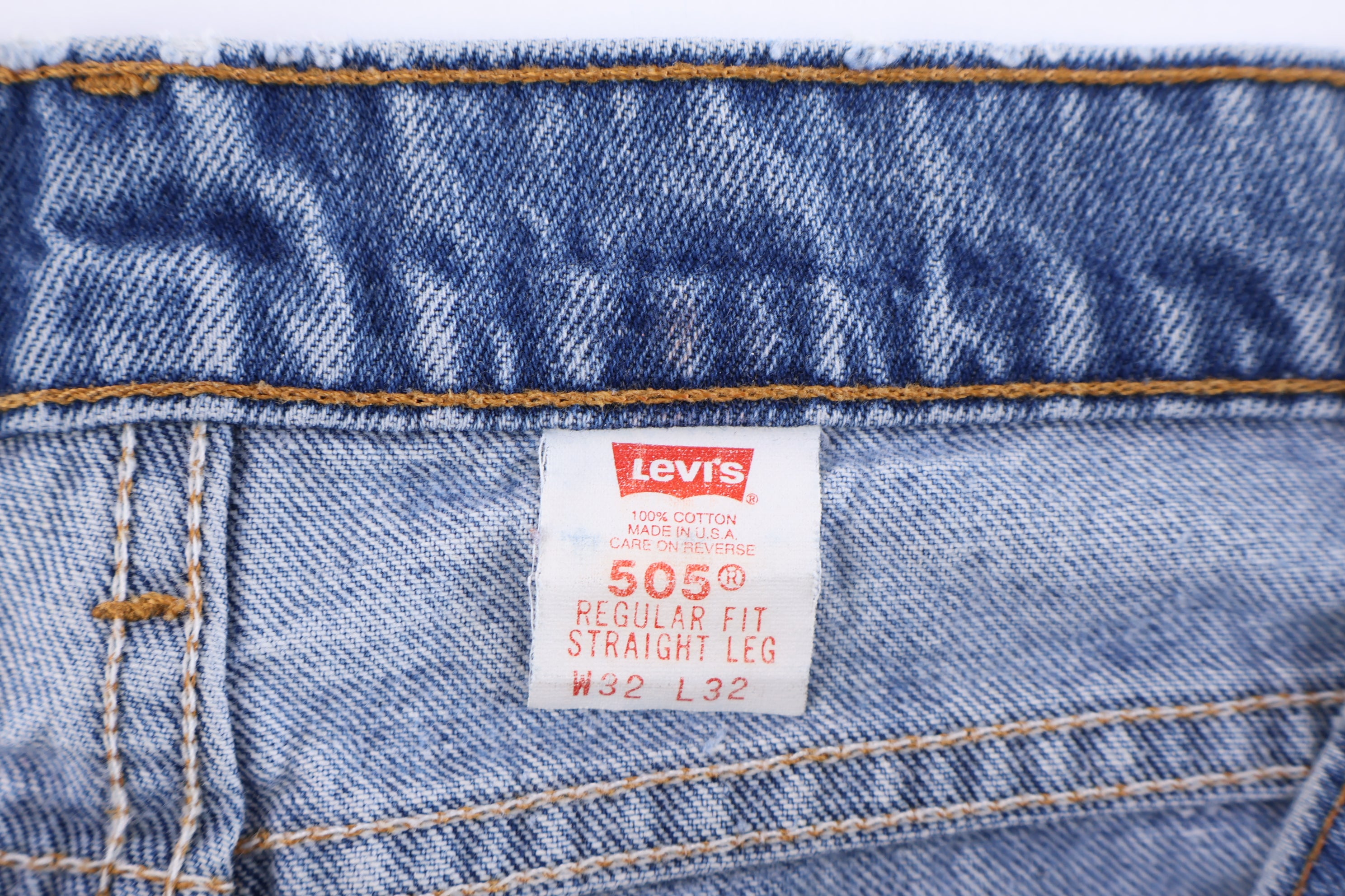 90's Levi's 505 Orange Tab Denim Jeans