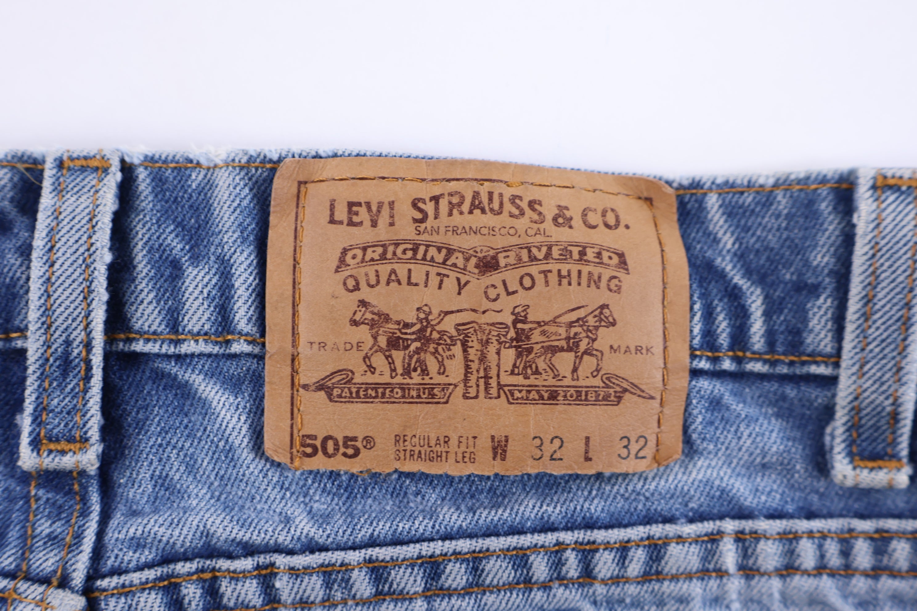 90's Levi's 505 Orange Tab Denim Jeans