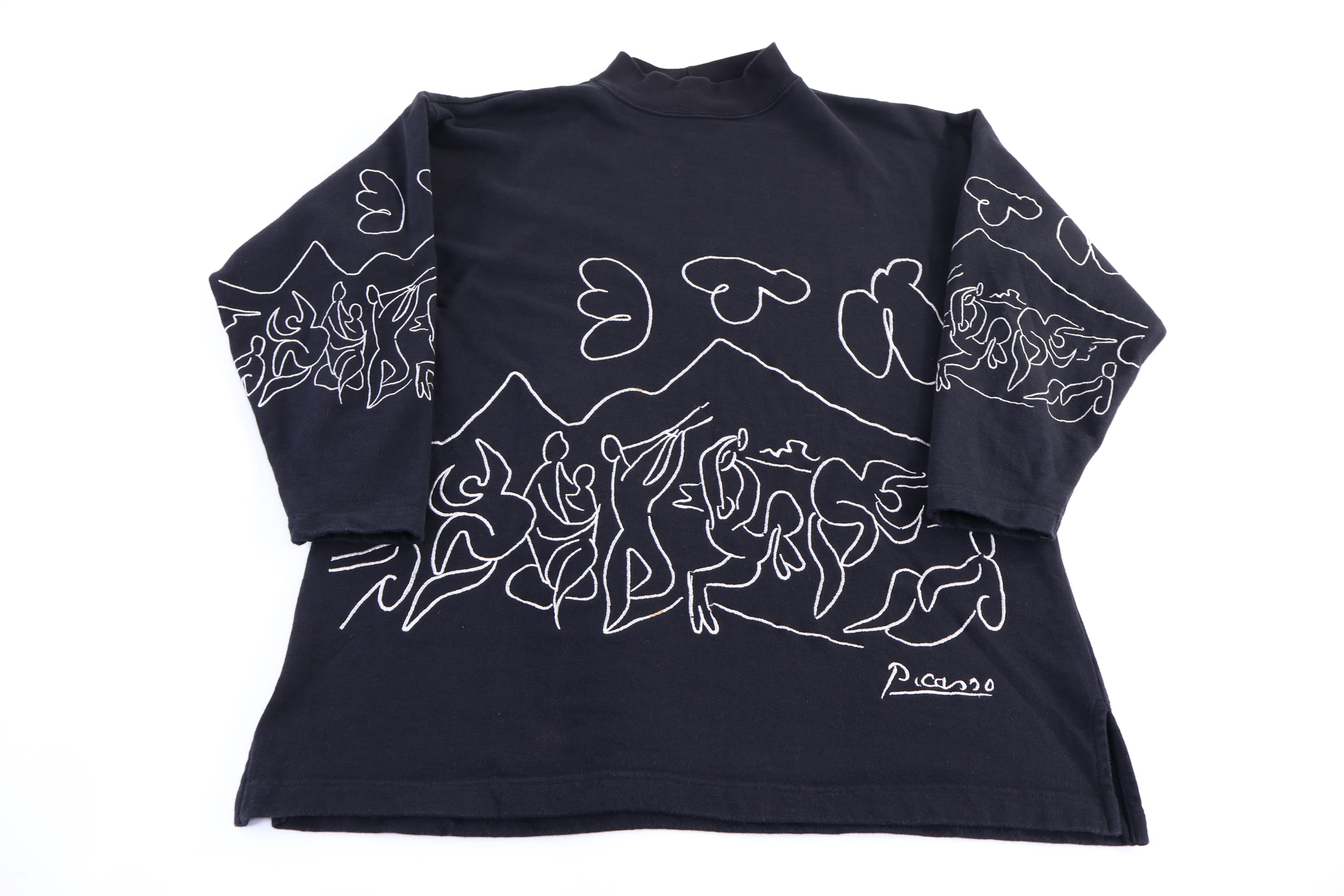 90's Picasso Collection Pullover Sweater