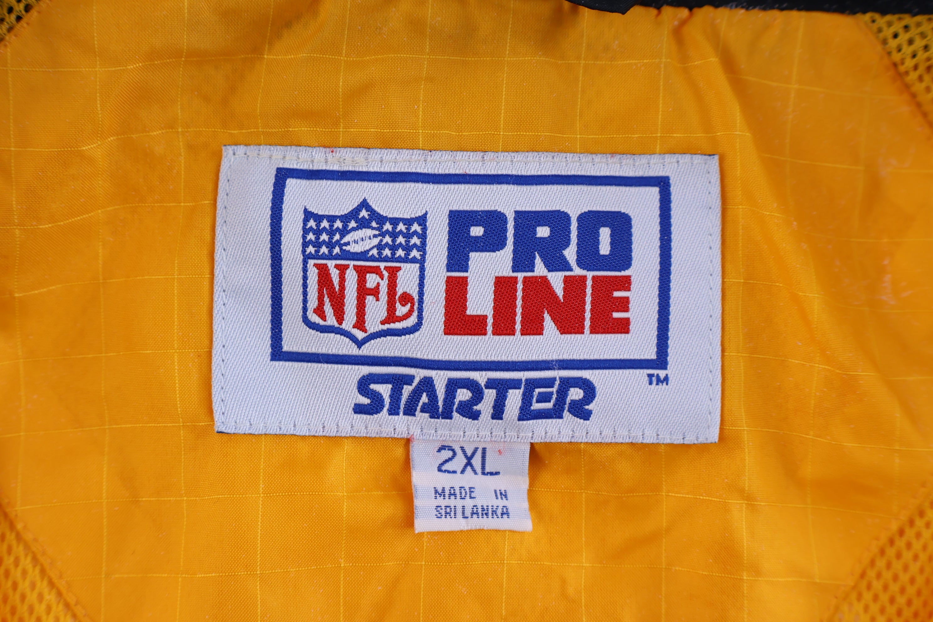Vintage Starter Pittsburgh Steelers Football Full Zip Windbreaker