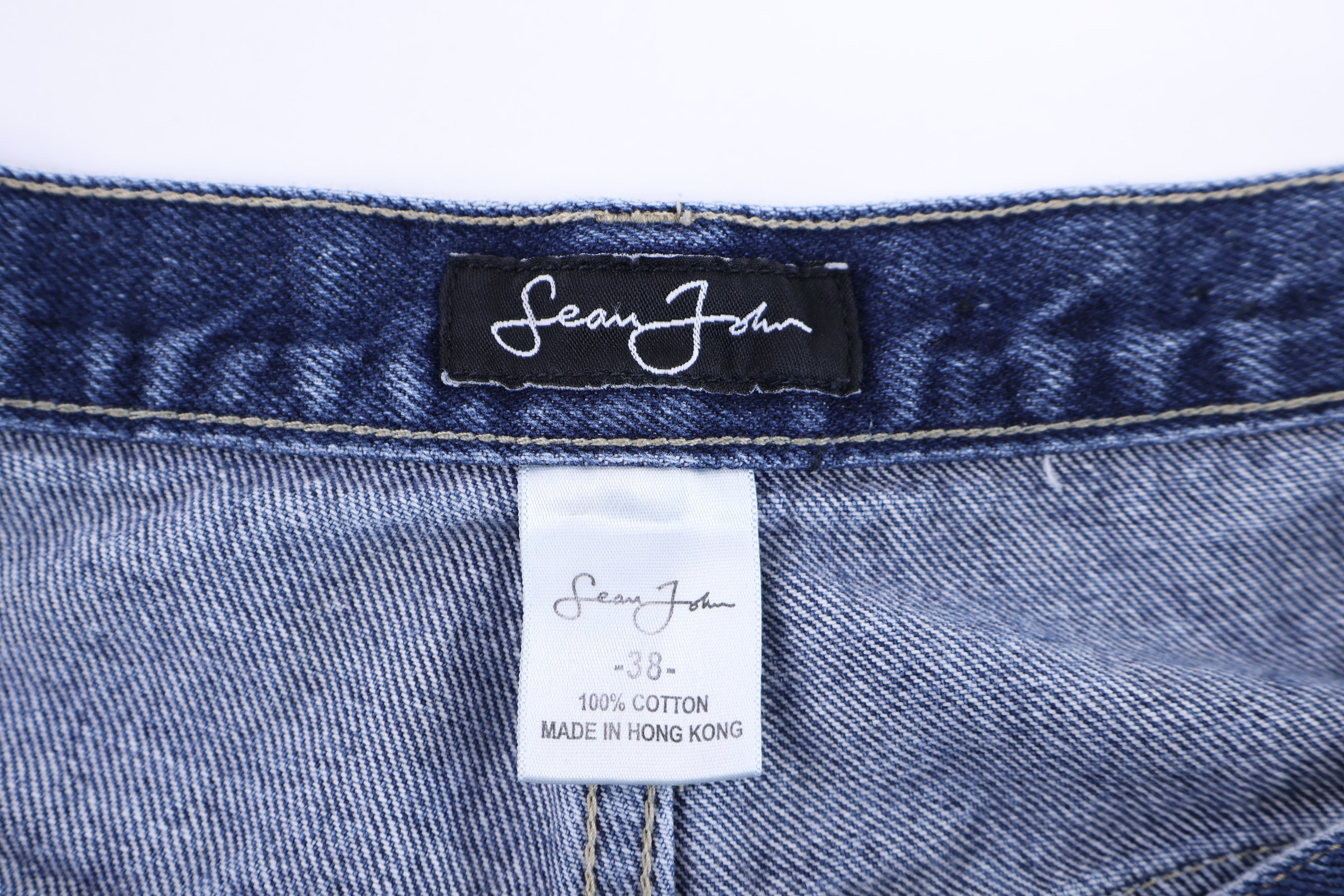 Sean John Dark Wash Denim Shorts