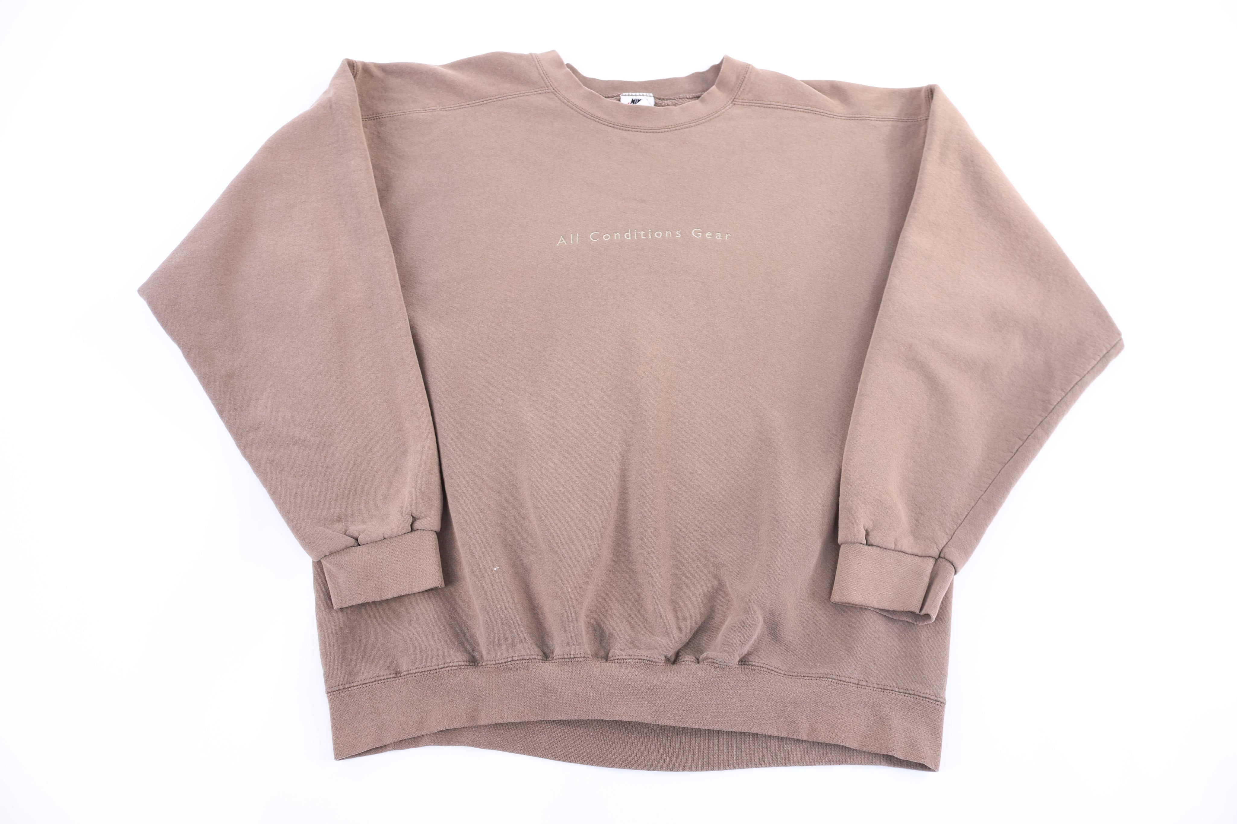 90's Nike All Conditions Gear Embroidered Sweatshirt