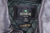 Vintage RedHead Black Full Zip Leather Jacket