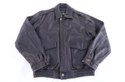 Vintage RedHead Black Full Zip Leather Jacket