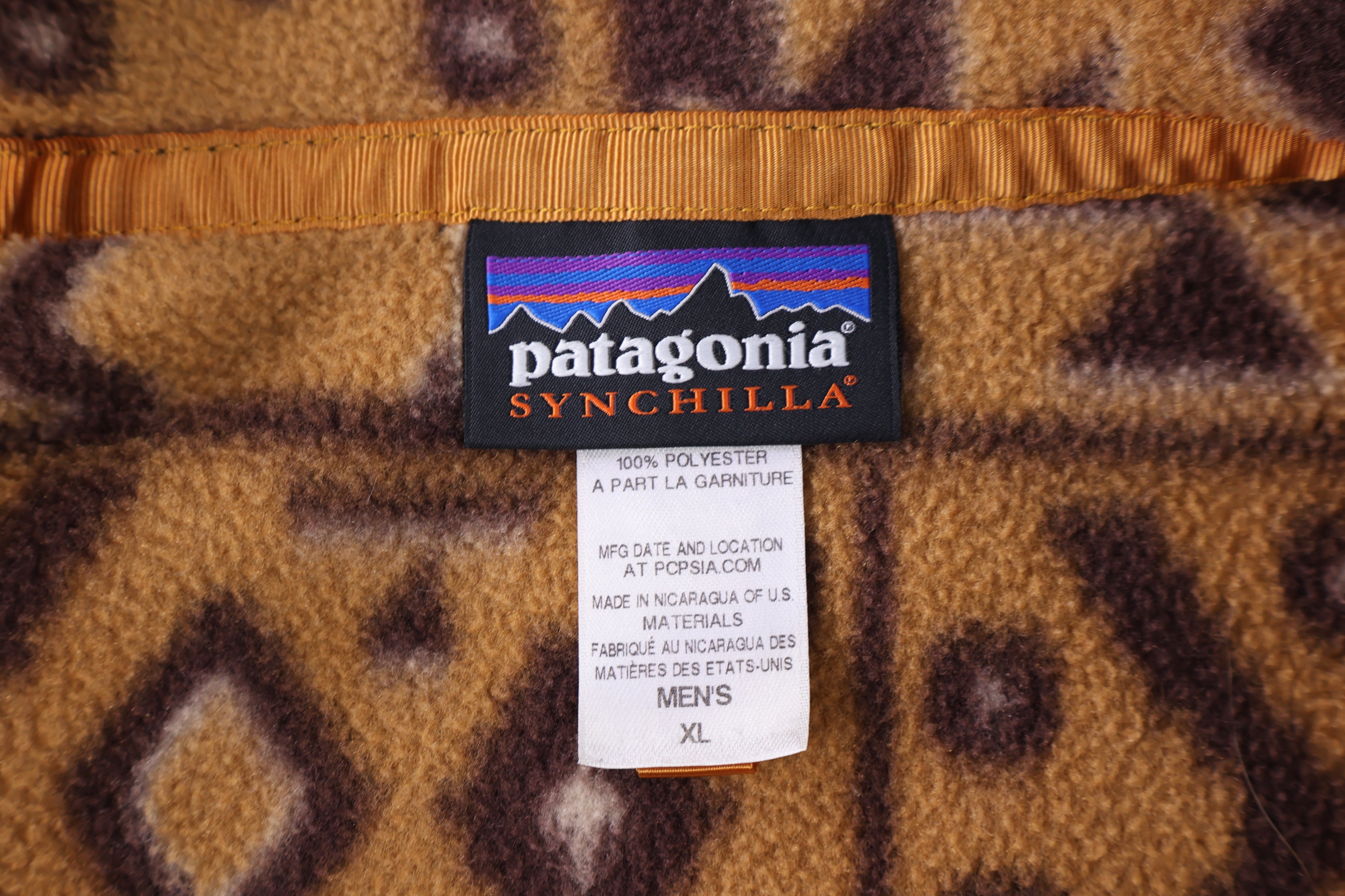 Patagonia Synchilla Logo Patch Snap-T Fleece Pullover