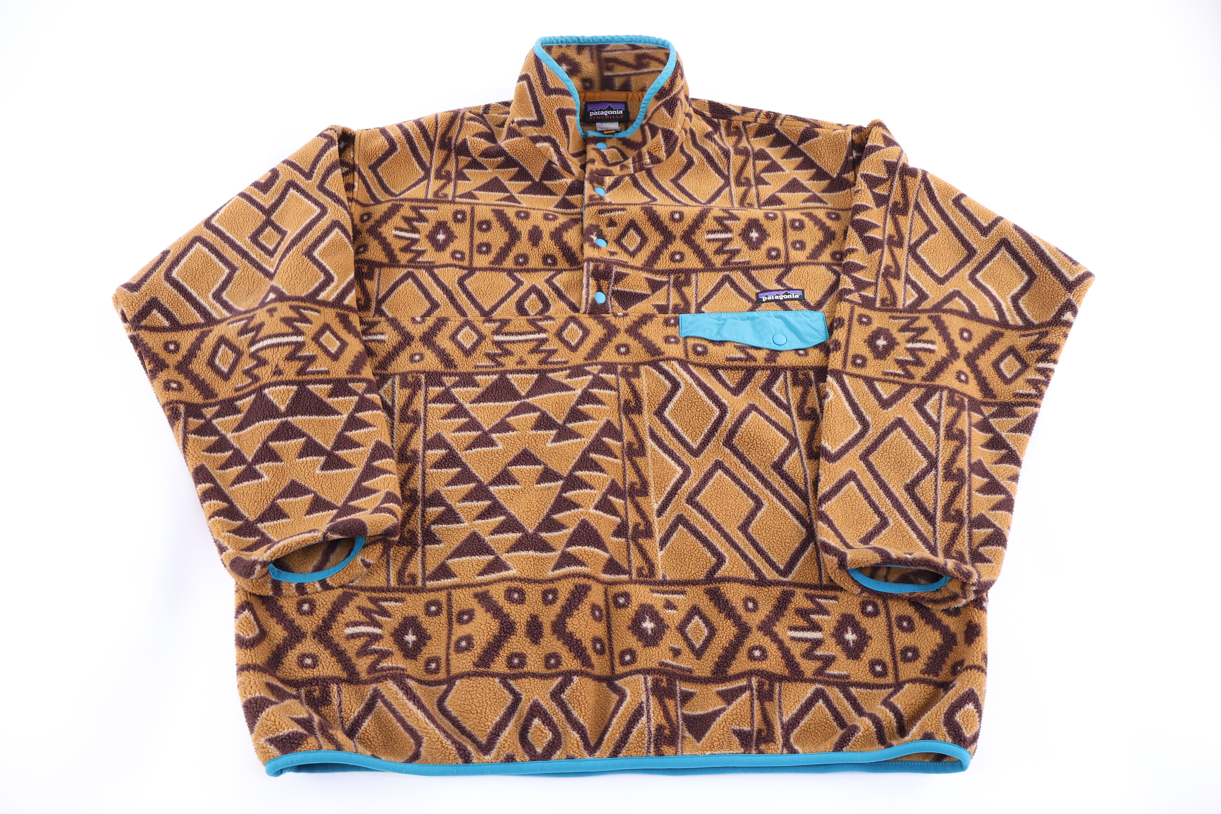 Patagonia Synchilla Logo Patch Snap-T Fleece Pullover