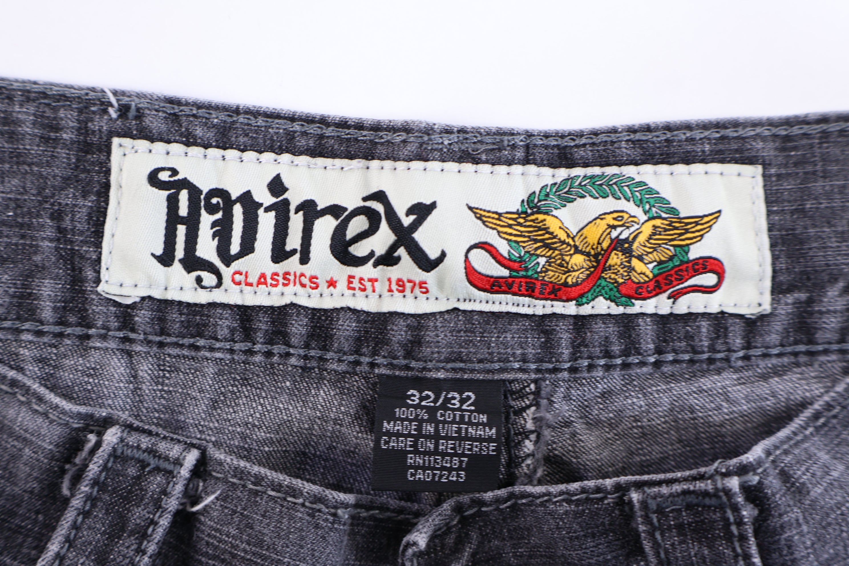 Y2K Avirex Black Denim Jeans
