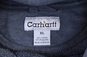 Carhartt Logo Patch Grey Pullover Hoodie