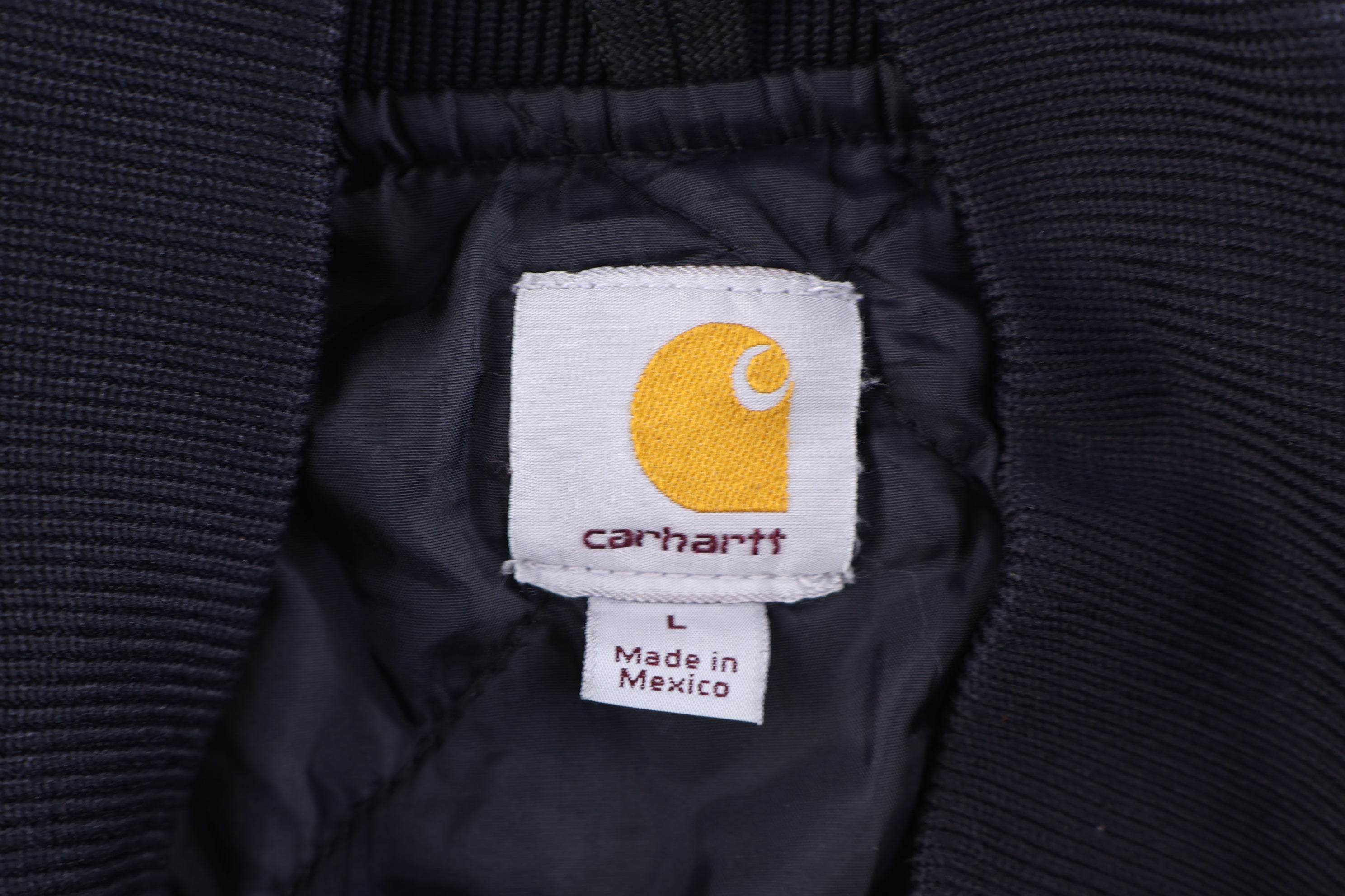 Carhartt Logo Patch Black Full Zip Vest