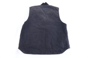 Carhartt Logo Patch Black Full Zip Vest