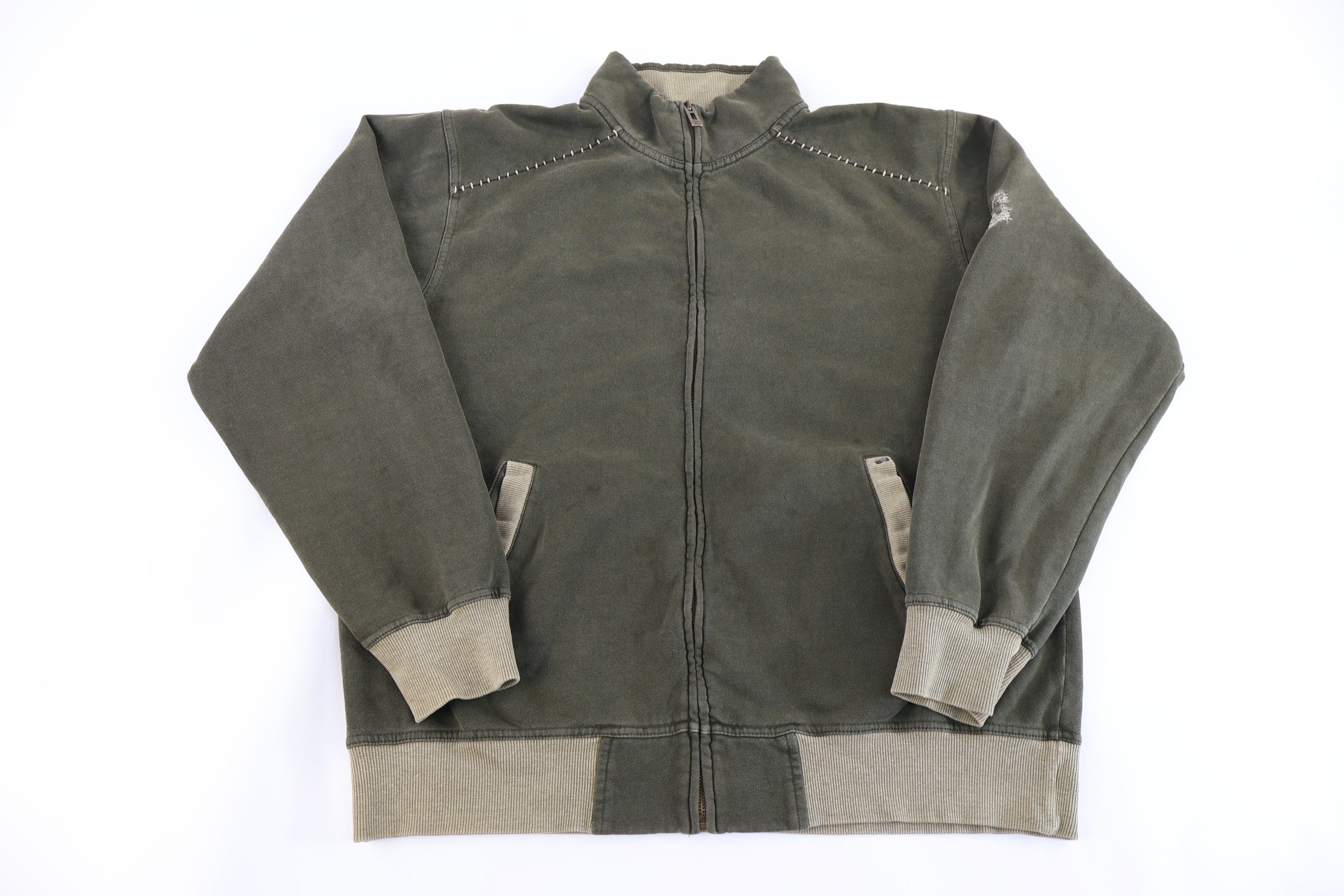 Billabong Green Full Zip Track Jacket