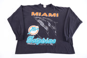 90's Miami Dolphins Football LS T-shirt