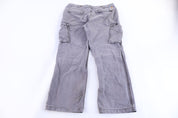 Carhartt Logo Patch Grey Relaxed Fit Pants