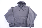 Vintage Nike Embroidered Logo Grey Pullover Hoodie