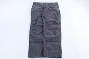 Carhartt Logo Patch Grey Relaxed Fit Pants