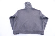 Vintage Nike Embroidered Logo Grey Pullover Hoodie