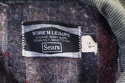 80's Work & Leisure Blanket Lined Denim Chore Jacket