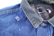 80's Work & Leisure Blanket Lined Denim Chore Jacket