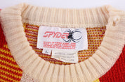 80's Spyder Multicolor Knit Sweater