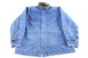 80's Work & Leisure Blanket Lined Denim Chore Jacket