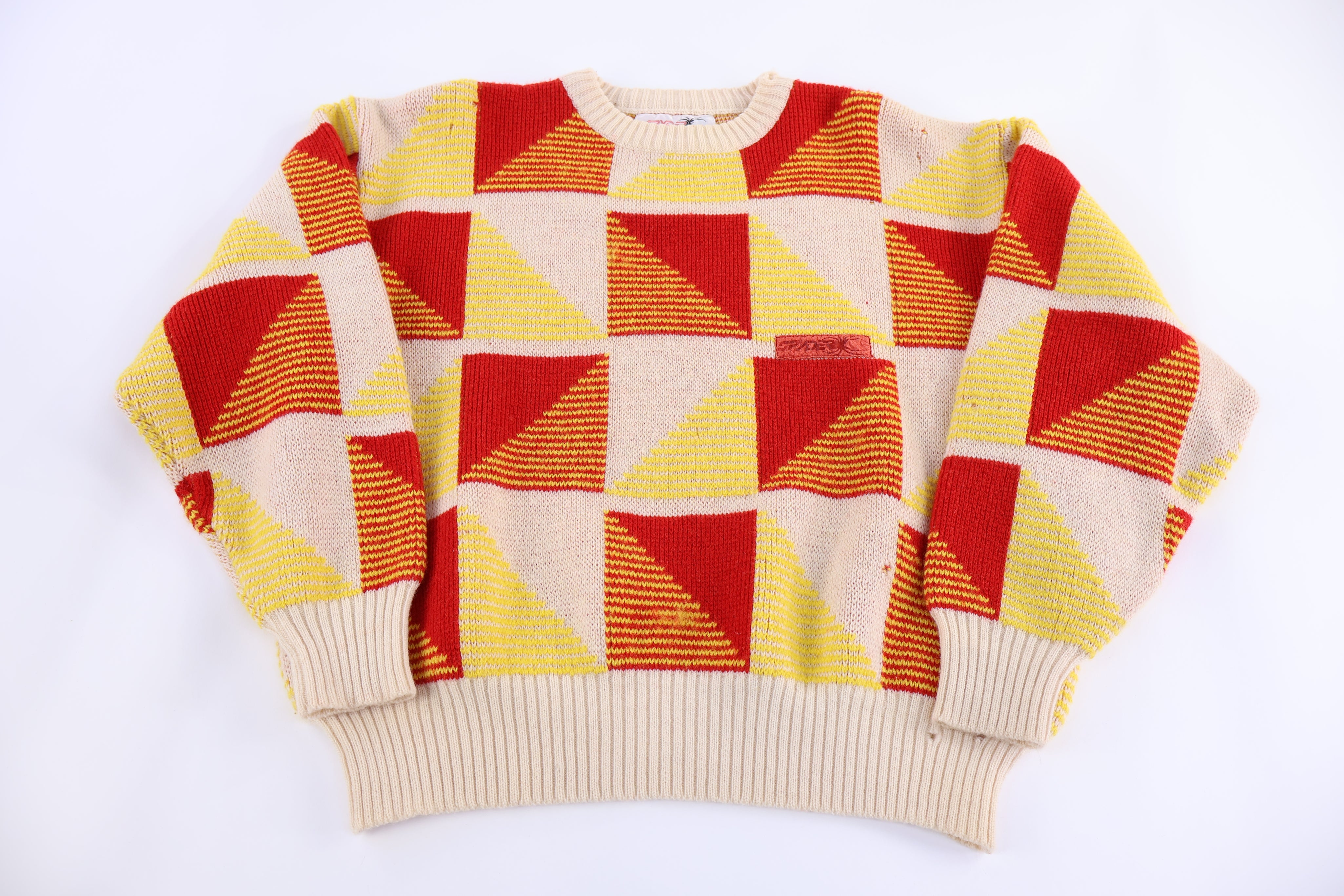 80's Spyder Multicolor Knit Sweater